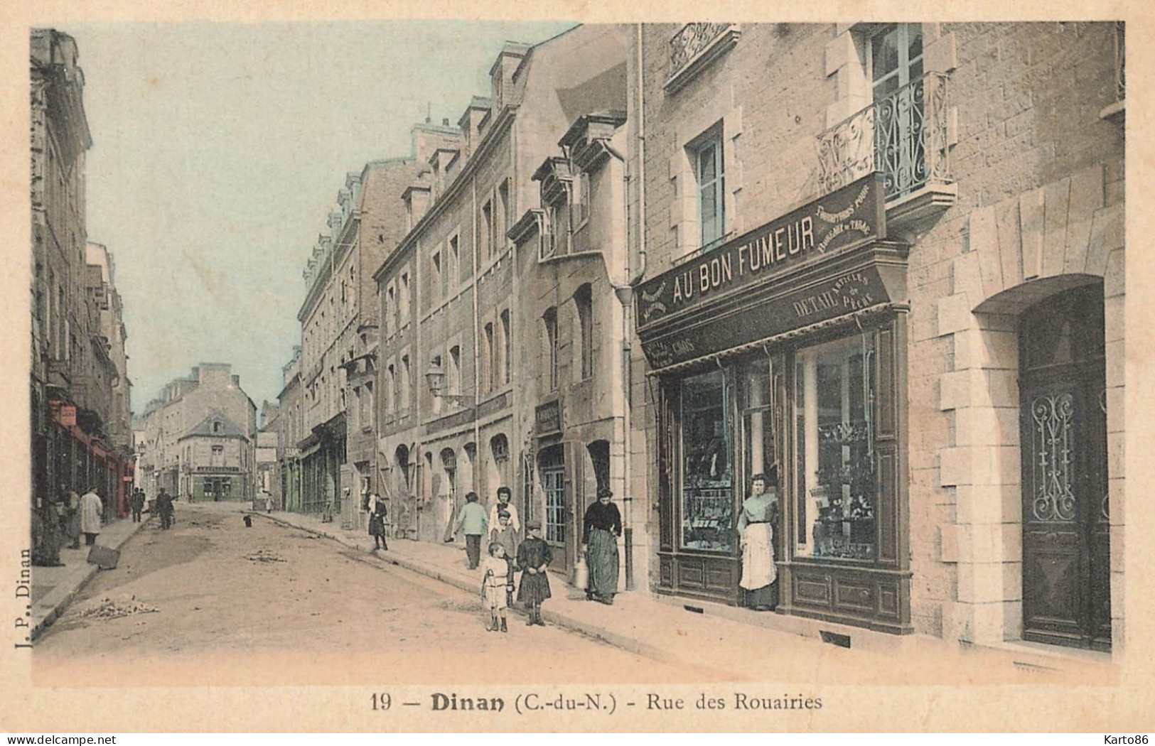 Dinan * Commerce Magasin AU BON FUMEUR Tabac Tabacs TABAC Articles Furmeur , Rue Des Rouairies - Dinan