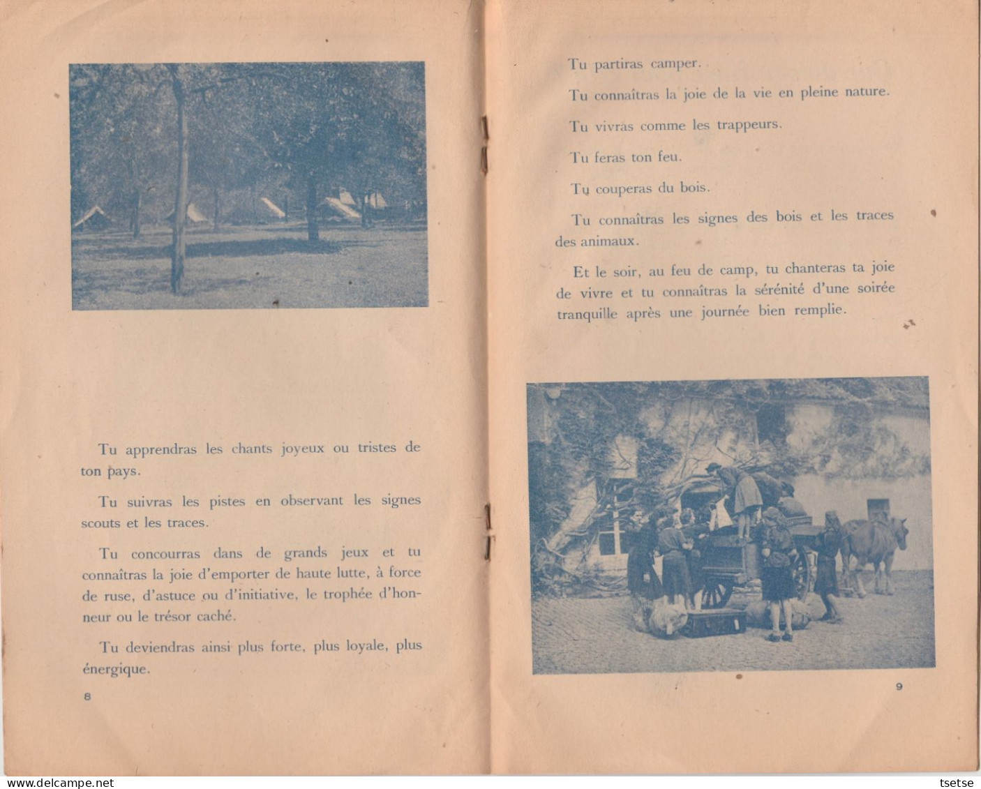 Scoutisme ... Etre Guide / Revue + 11 Photos / Fin Des Années 40 , Début Des Années 50 - Movimiento Scout