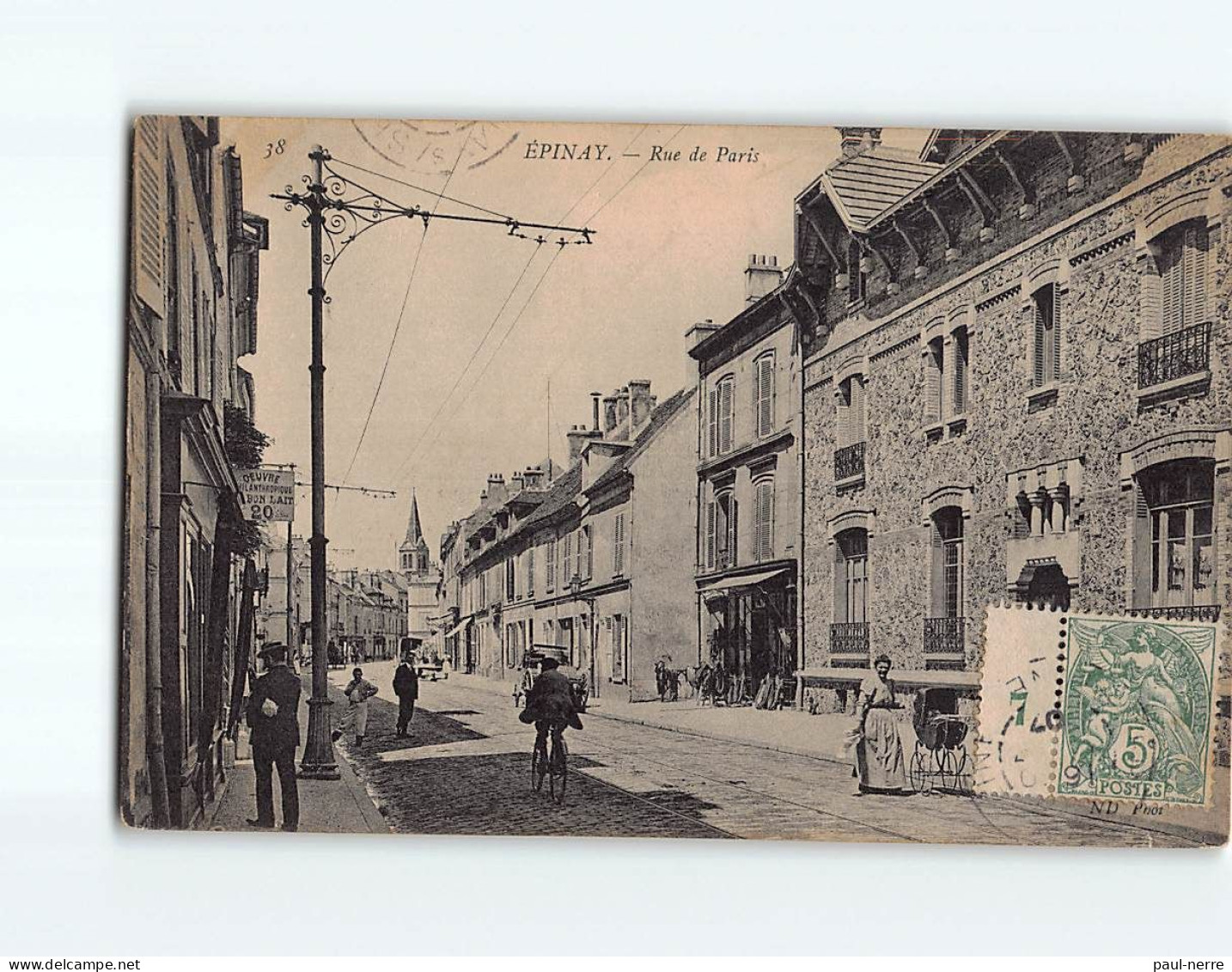 EPINAY SUR SEINE : Rue De Paris - Très Bon état - Sonstige & Ohne Zuordnung