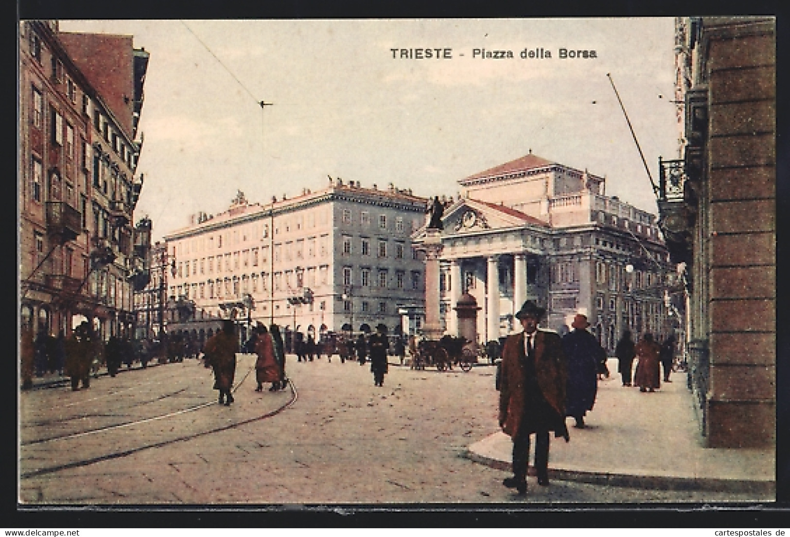 Cartolina Trieste, Piazza Della Borsa  - Trieste (Triest)