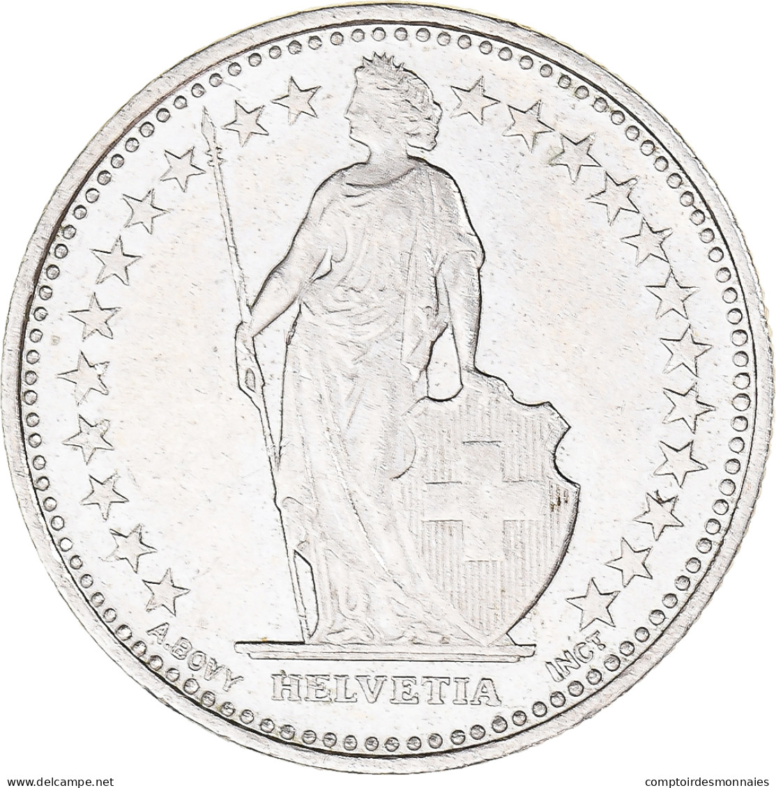 Monnaie, Suisse, 1/2 Franc, 2010 - Andere & Zonder Classificatie