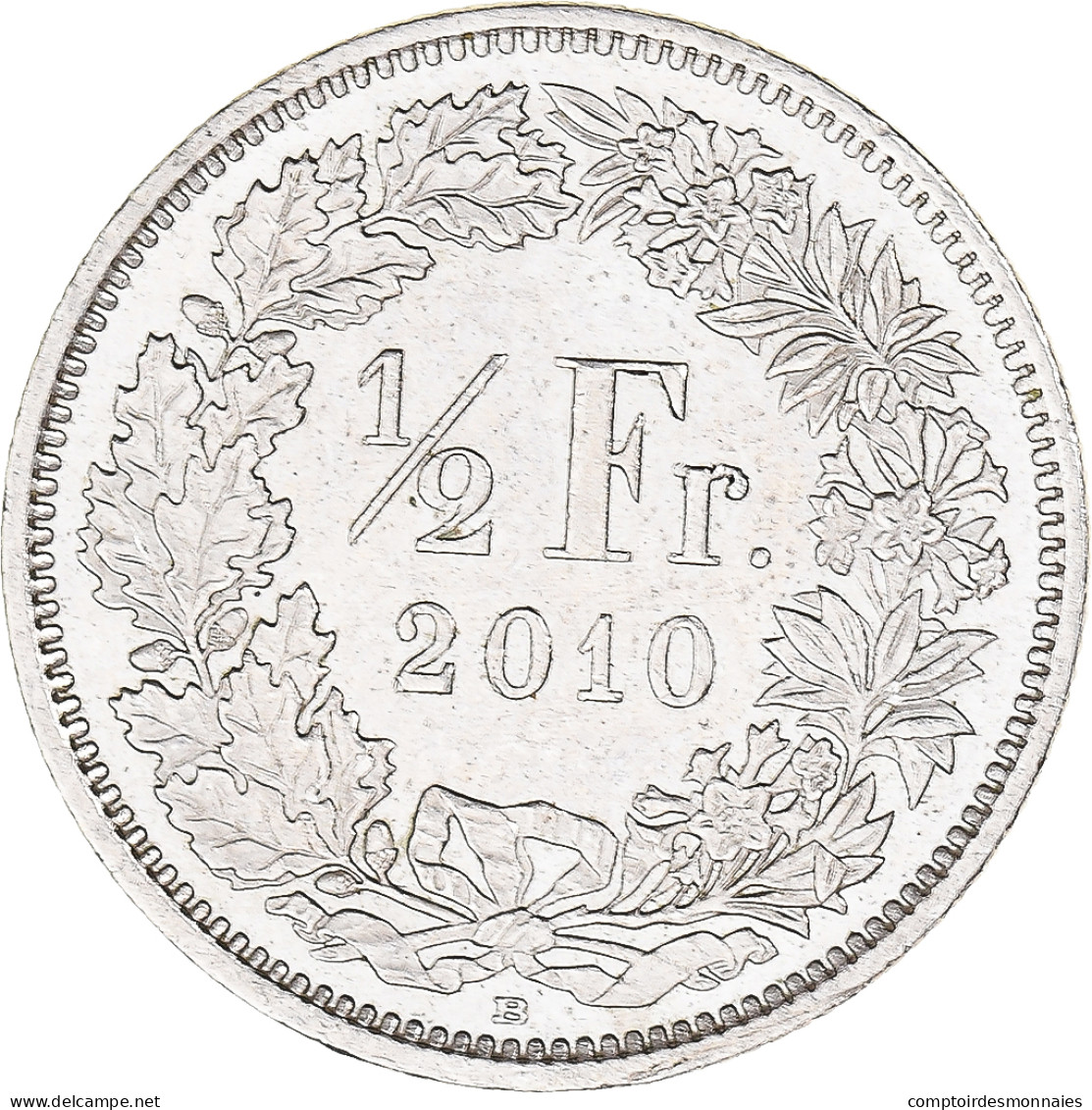 Monnaie, Suisse, 1/2 Franc, 2010 - Other & Unclassified