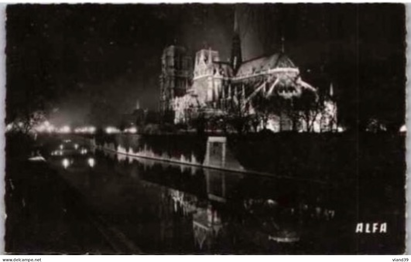 PARIS. -   Notre Dame De Paris., La Nuit. . Circulée - Notre Dame Von Paris
