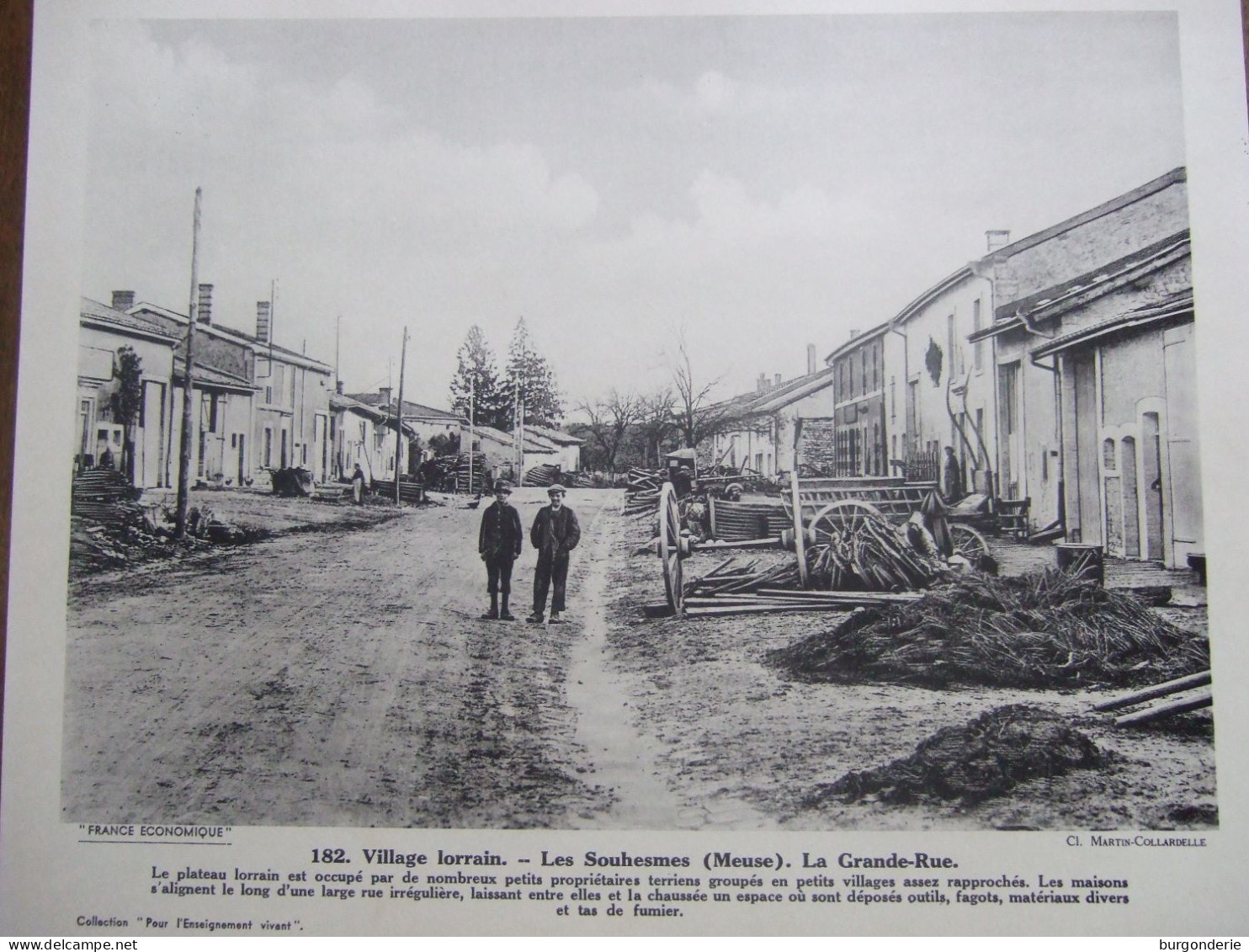 VILLAGE LORRAIN  / LES SOUHESMES (MEUSE) / LA GRANDE RUE - Geografia