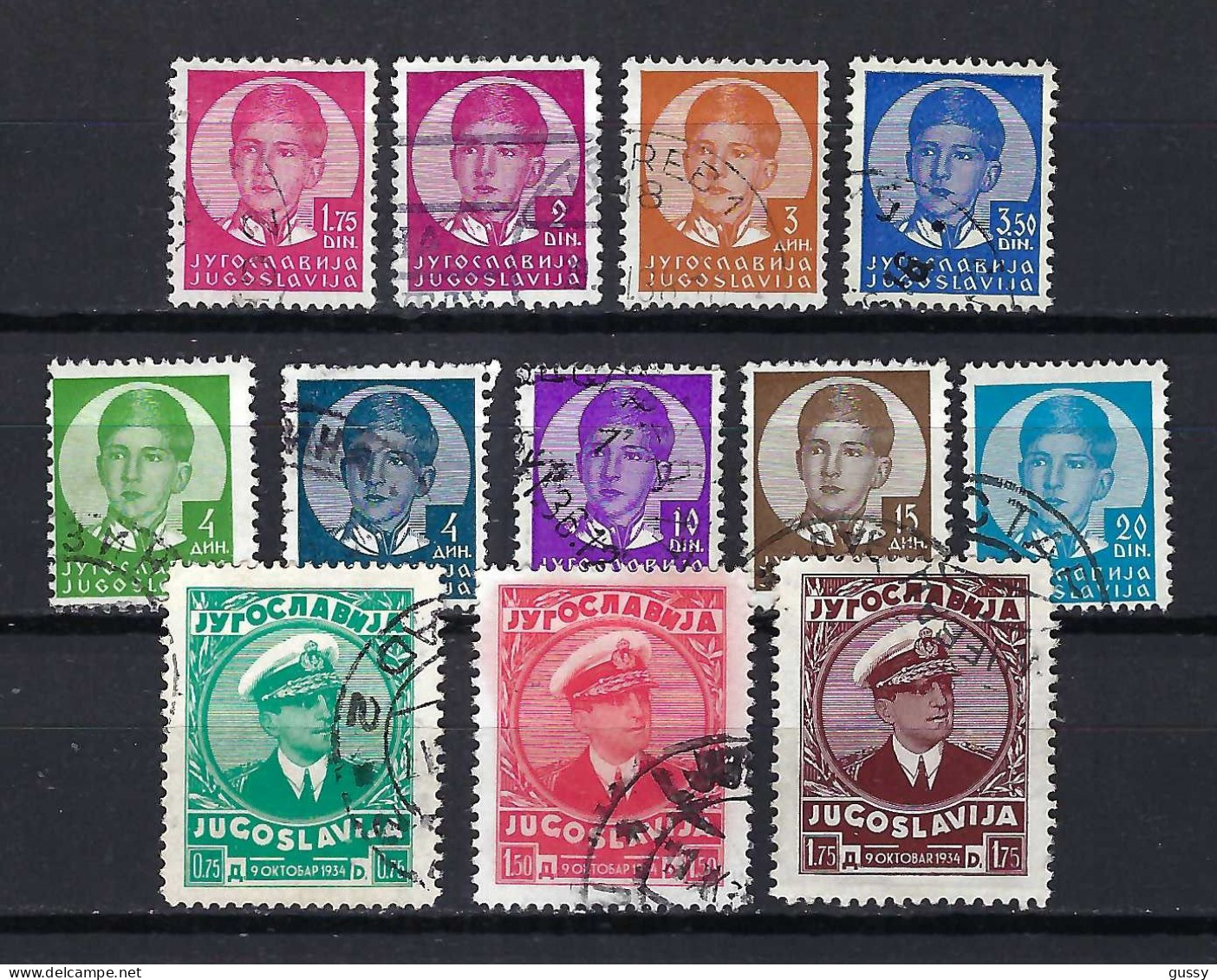 YOUGOSLAVIE Ca.1935: Lot D'obl. - Used Stamps