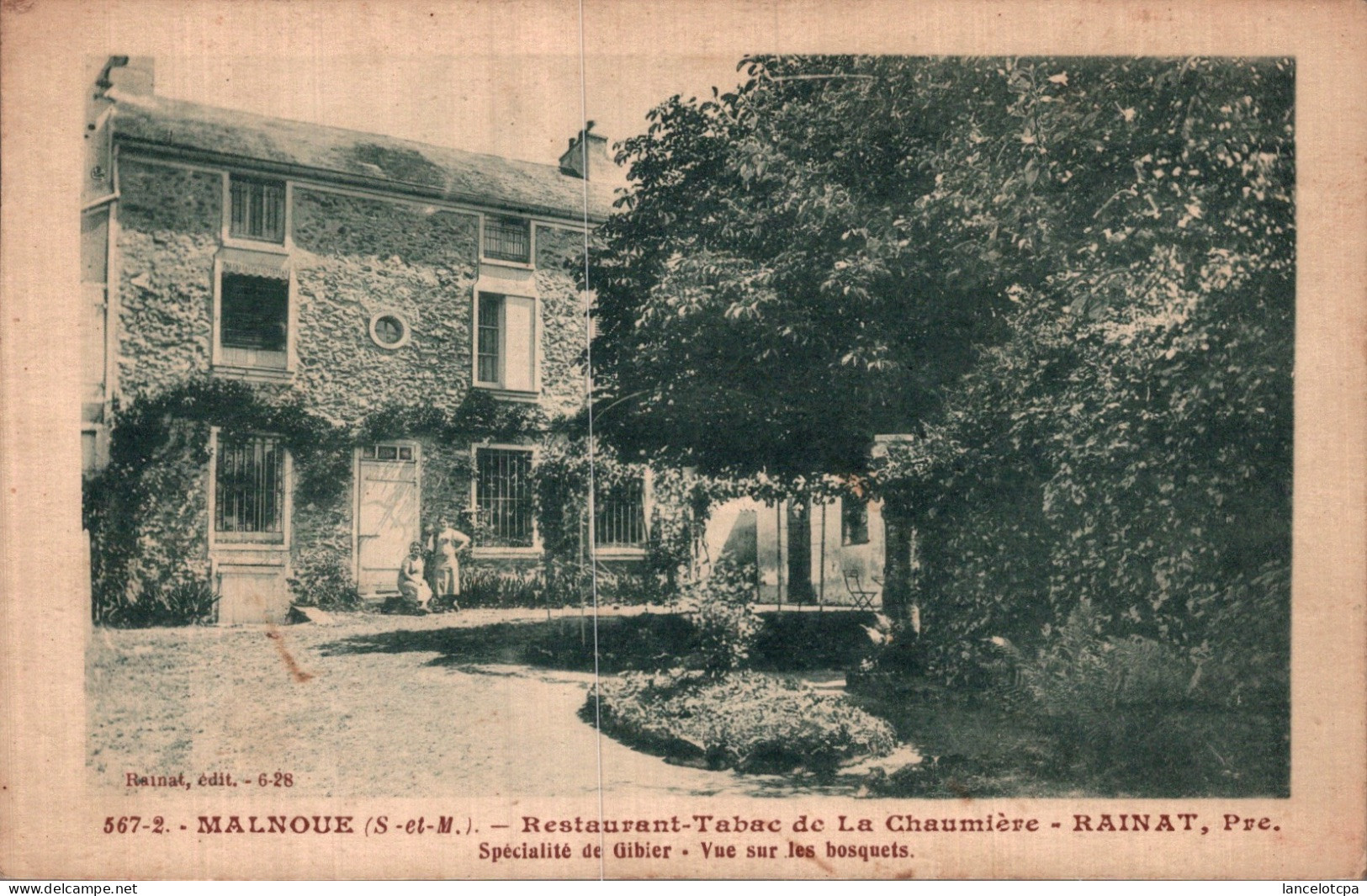 77 - MALNOUE / RESTAURANT TABAC DE LA CHAUMIERE - Other & Unclassified