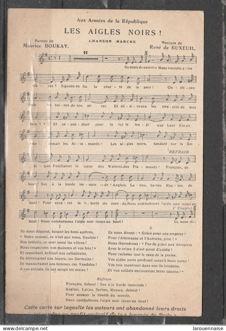 Chanson - Les Aigles Noirs - Paroles De Maurice Boukay - Musique De René De Buxeuil - Musique Et Musiciens