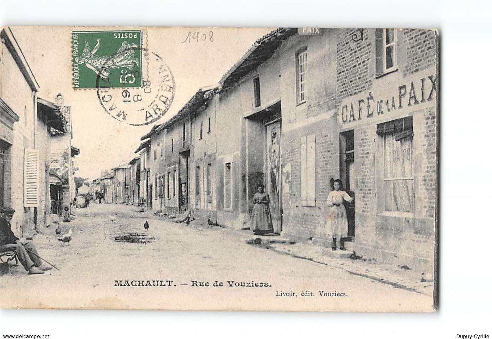 MACHAULT - Rue De Vouziers - Très Bon état - Other & Unclassified