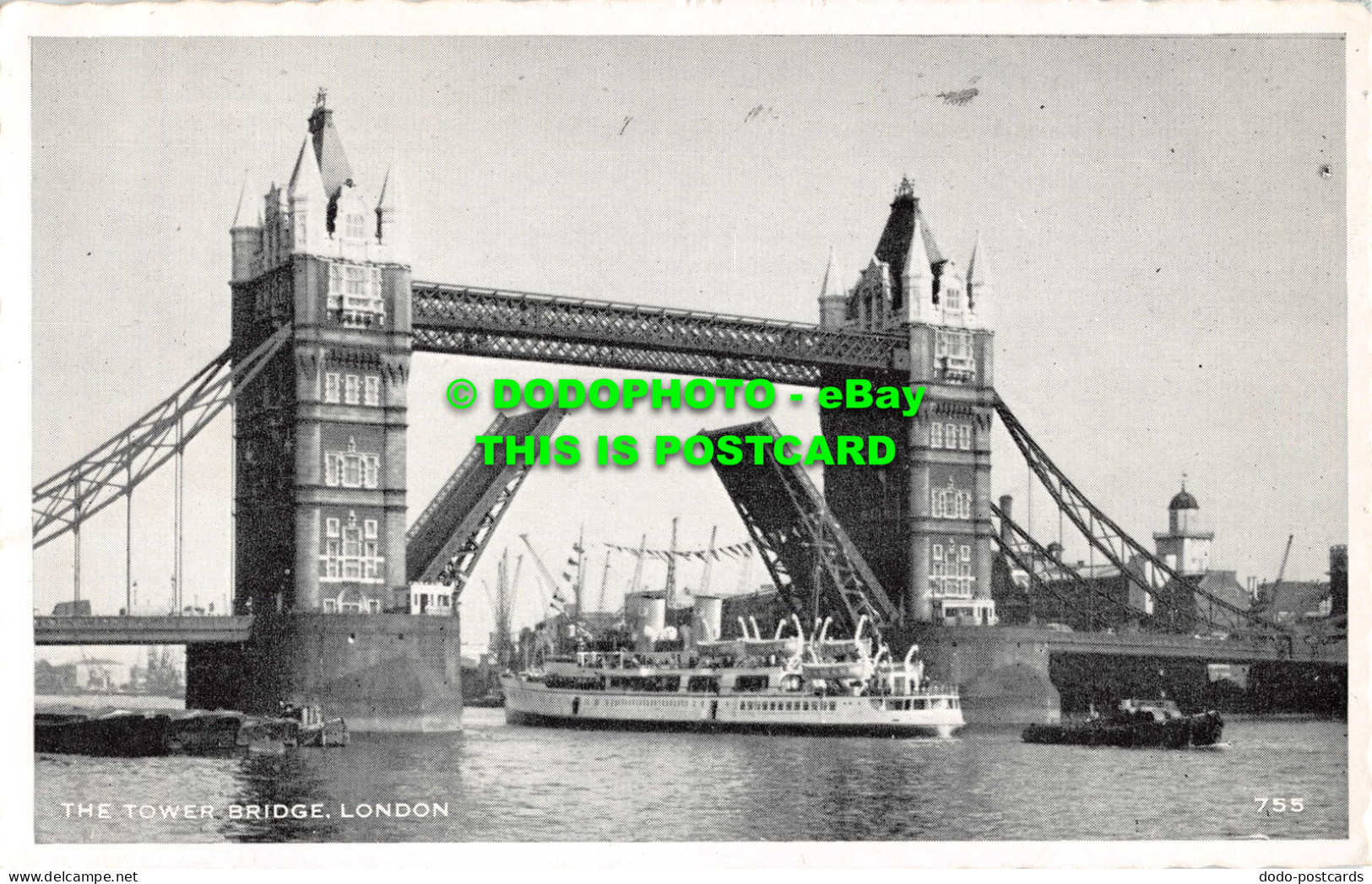 R547221 Tower Bridge. London. 755. 1950 - Andere & Zonder Classificatie