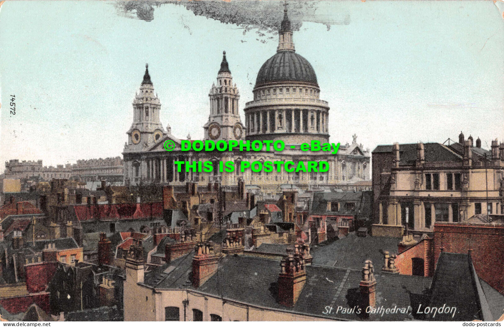 R547889 London. St. Paul Cathedral. Wrench Series. No. 14572. 1910 - Andere & Zonder Classificatie