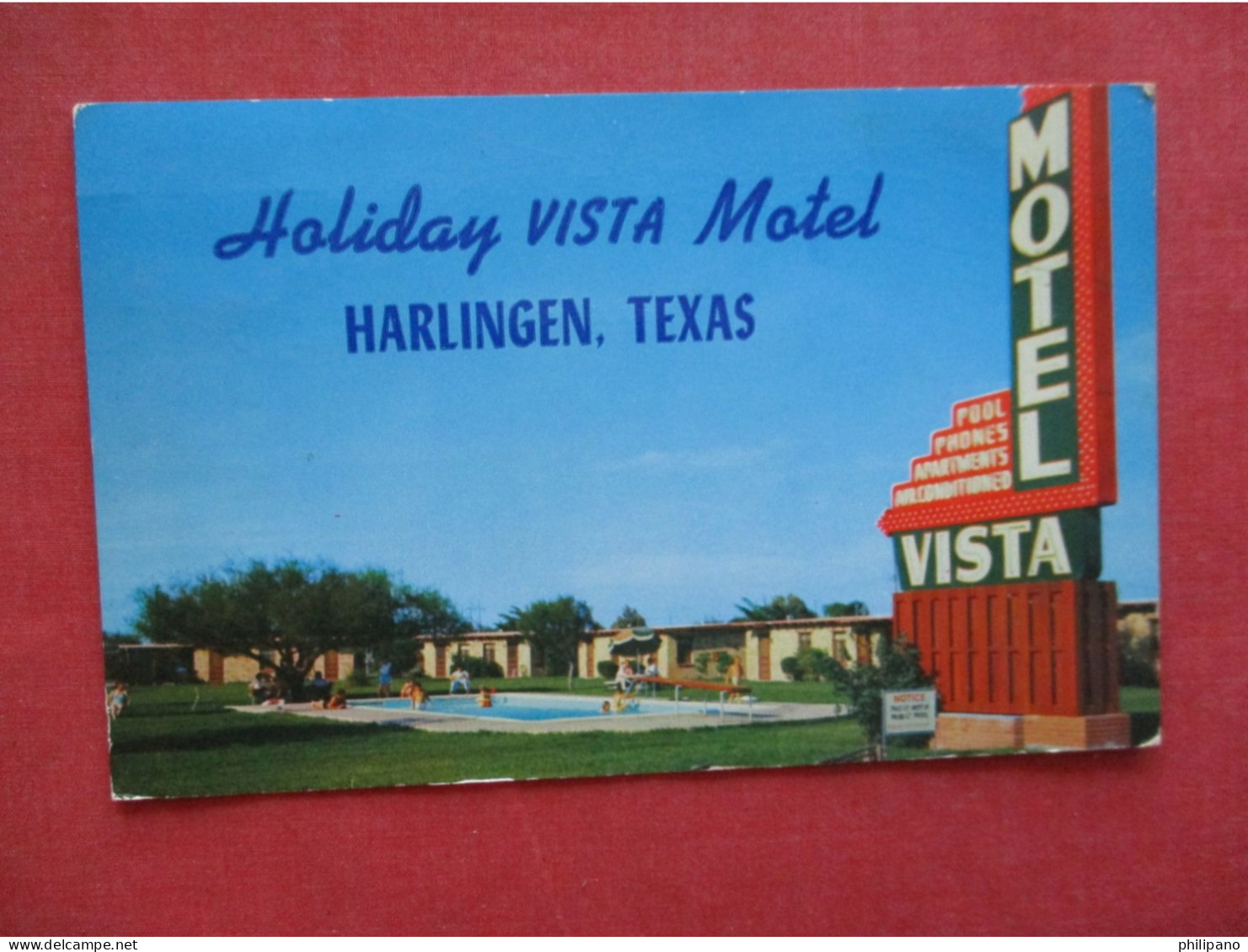 Holiday Vista Motel.    Harlingen - Texas >   Ref 6396 - Other & Unclassified