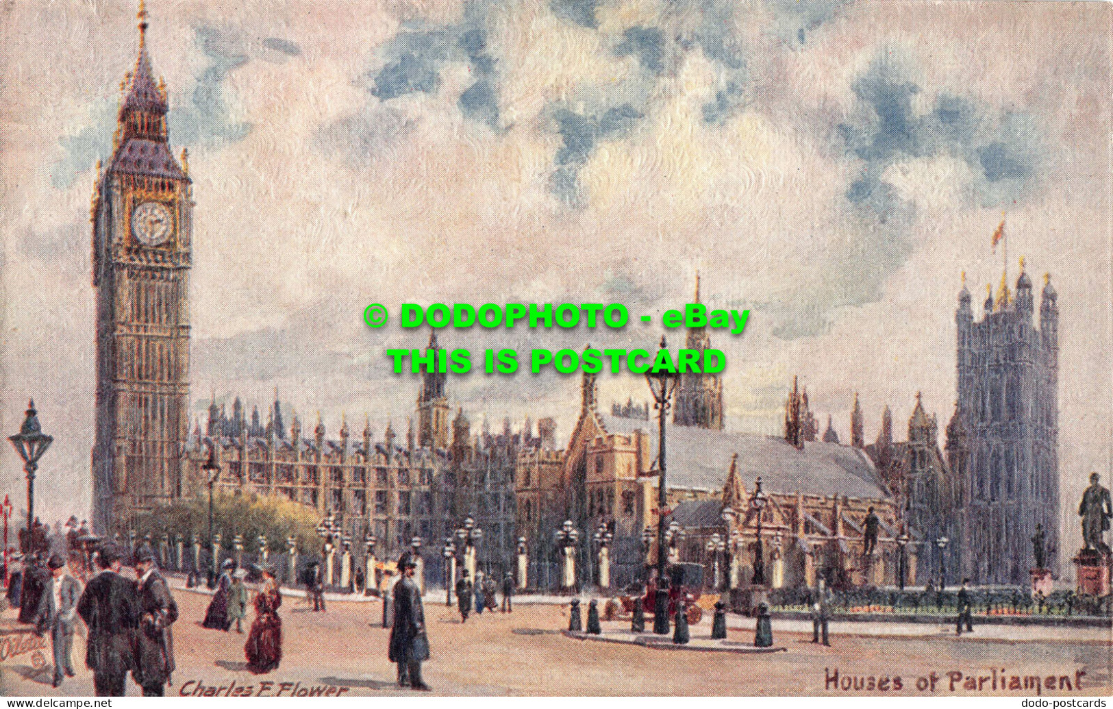 R547939 London. Houses Of Parliament. Tuck. Oilette. Postcard No. 7898. Charles - Andere & Zonder Classificatie