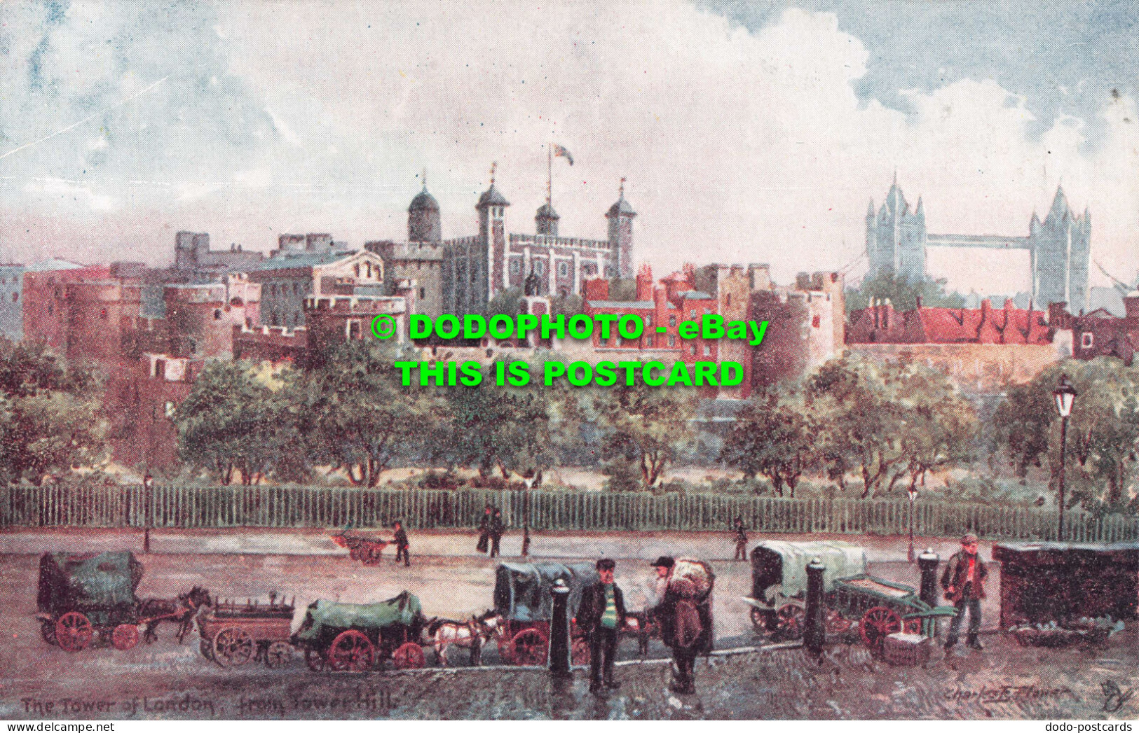 R547947 The Tower Of London. From Tower Hill. Tuck. Oilette. Postcard No. 6476. - Andere & Zonder Classificatie