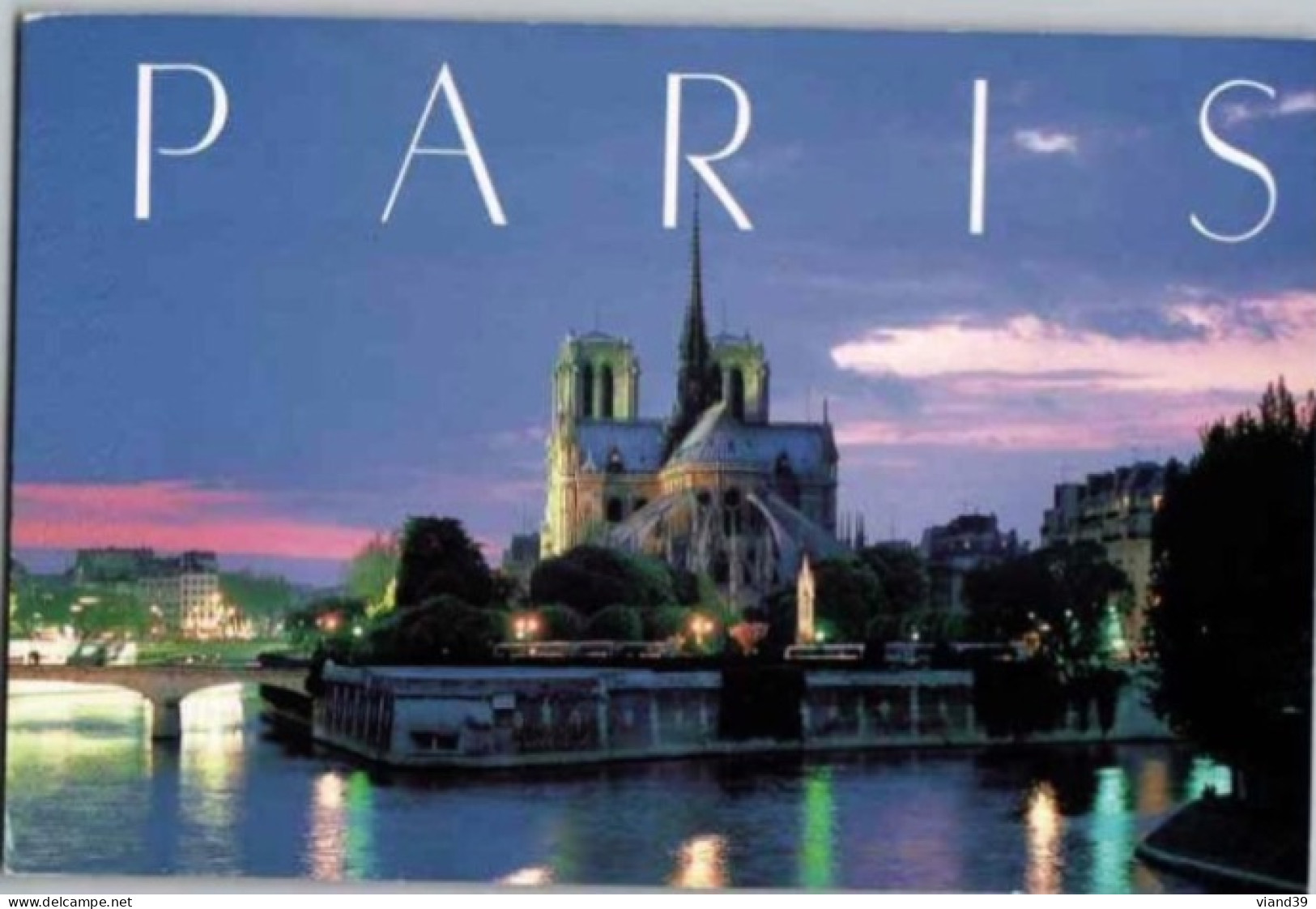 PARIS. -   Notre Dame De Paris  ,  Format Carte 17 X 12 Cm.  Photo Zeta.      Non  Circulée - Notre Dame De Paris