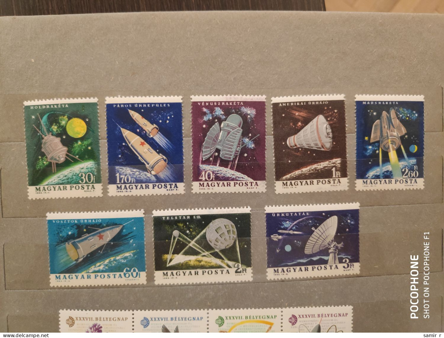 1964	Hungary	Space (F92) - Unused Stamps