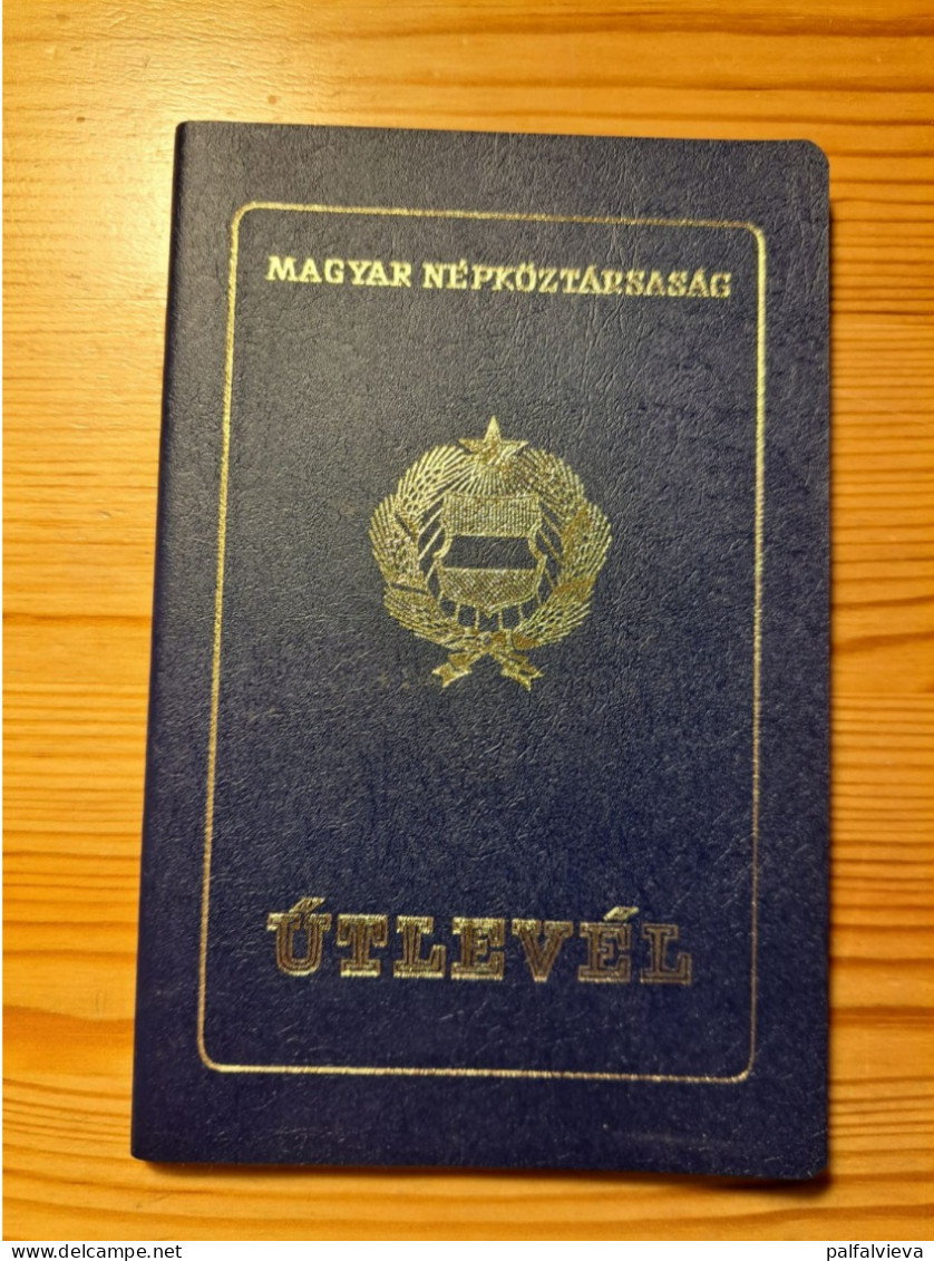 Passport 1989. - Hungary - Documenti Storici