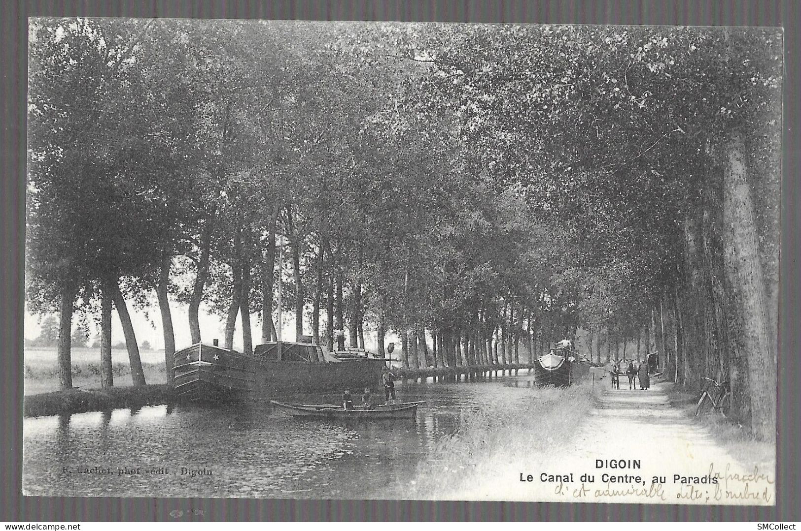 Digoin, Le Canal Du Centre, Au Paradis (13633) - Digoin