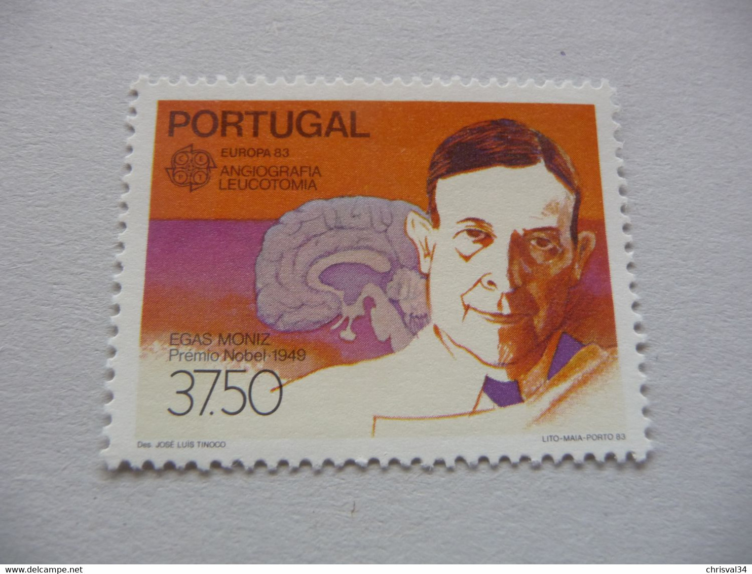 TIMBRE  EUROPA  1983   PORTUGAL    N  1580  COTE  3,00  EUROS     NEUF  LUXE** - 1983