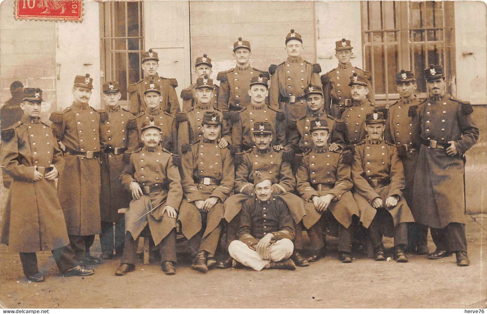 Militaria - Carte Photo - Soldats Du 5ème Régiment - 1908 - (écrite D'Autheuil) - Régiments