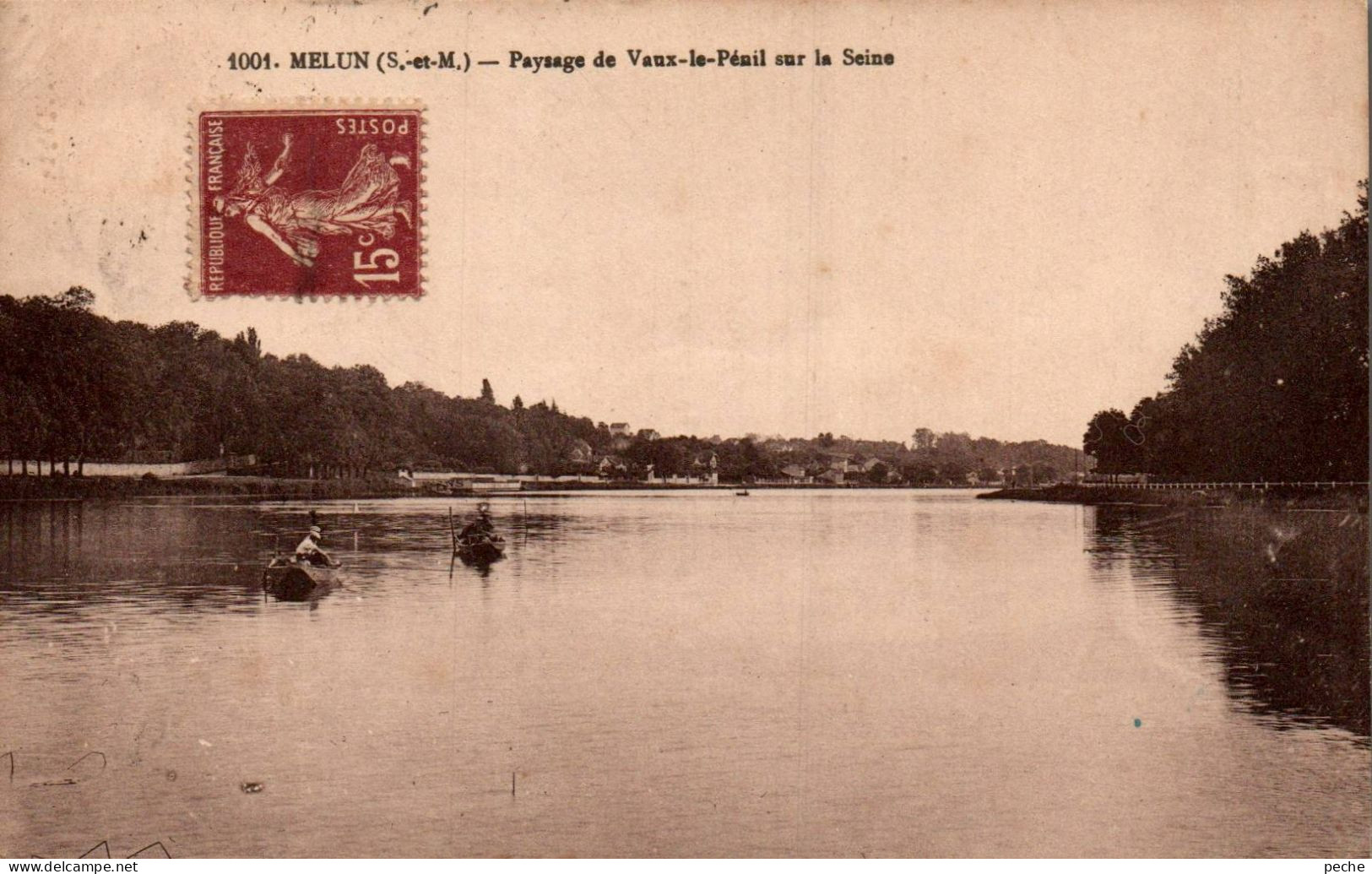 N°1284 W -cpa Melun -paysage De Vaux Le Pénil Sur La Seine- - Melun