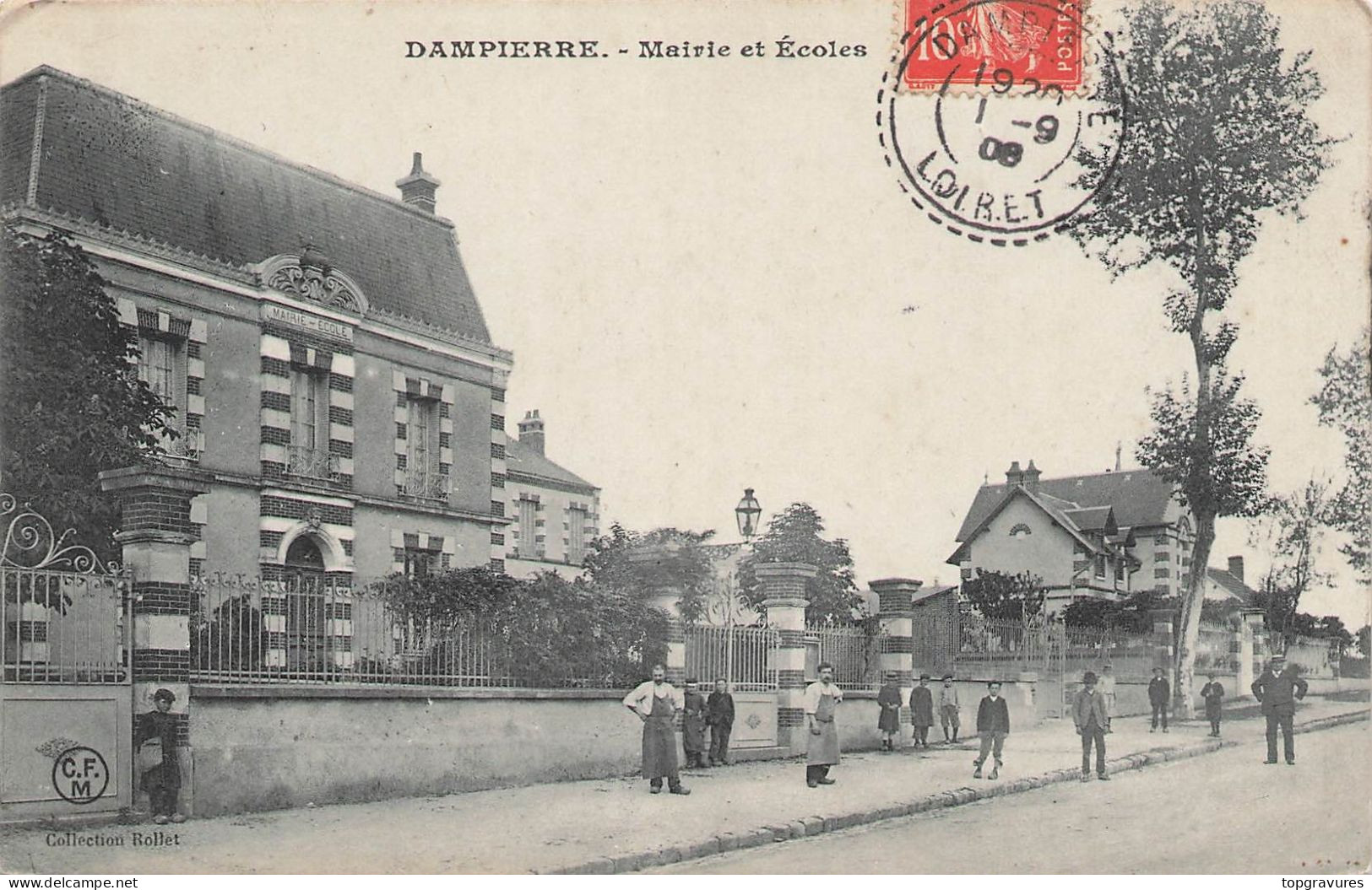 45 - DAMPIERRE - Mairie Et Ecoles - - Autres & Non Classés