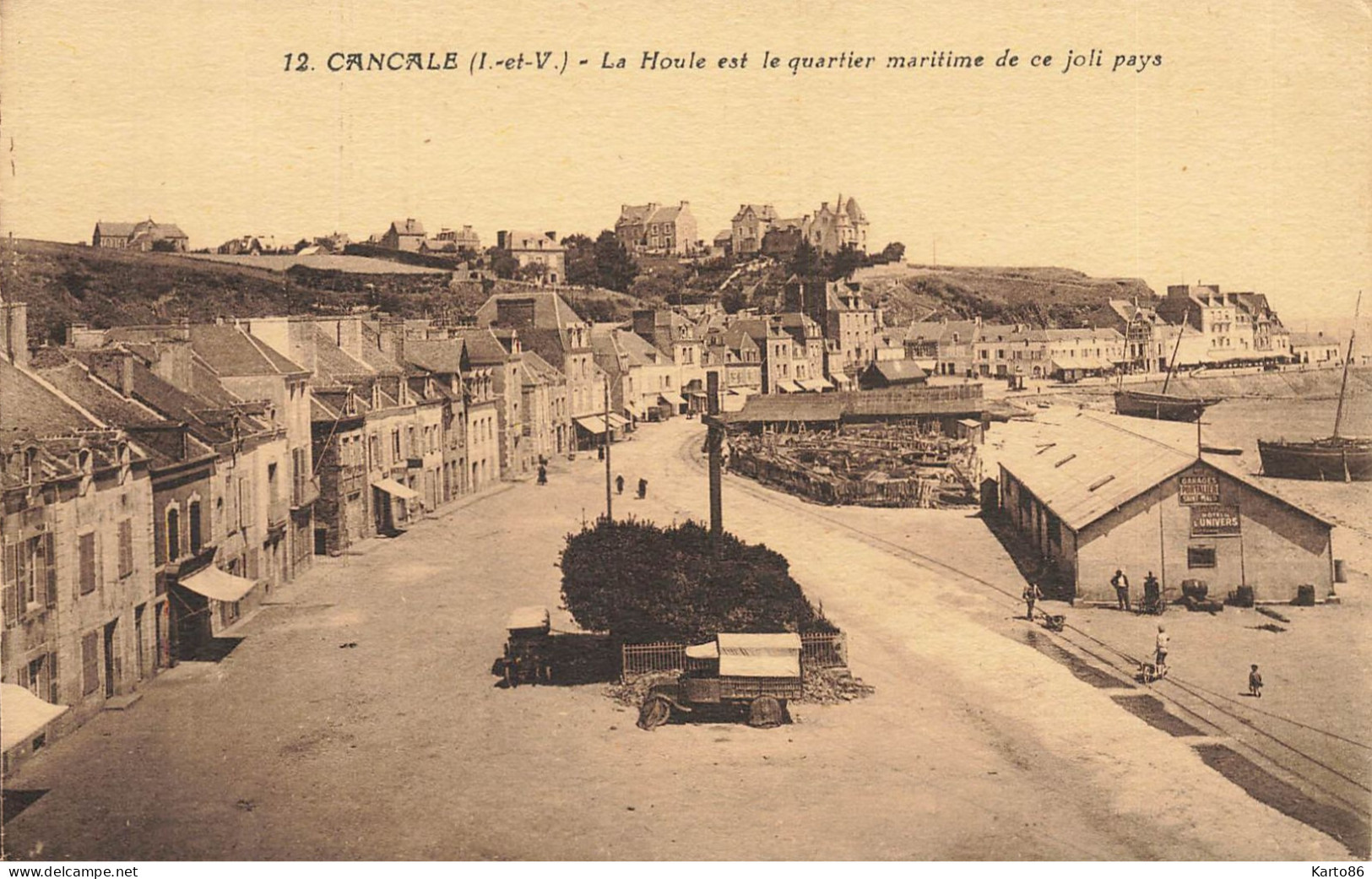 Cancale * Le Quartier Maritime Et La Houle * Docks Chantier Bateaux Commerces Magasins - Cancale