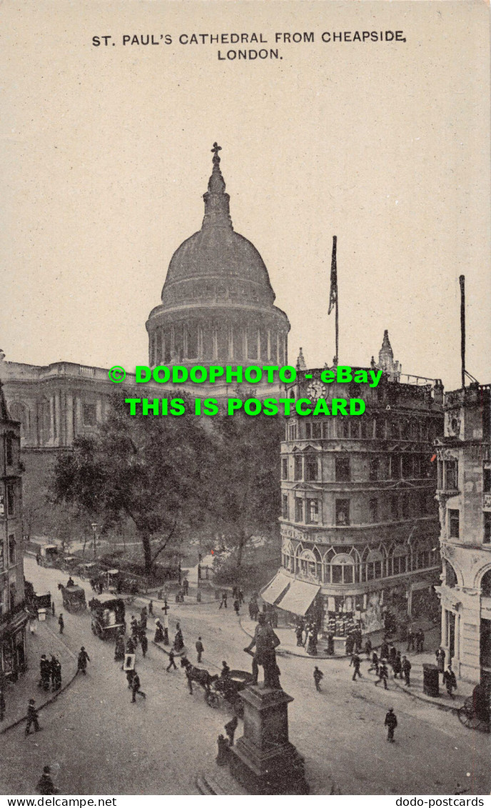 R548071 St. Pauls Cathedral From Cheapside. London. Auto Photo Series - Andere & Zonder Classificatie