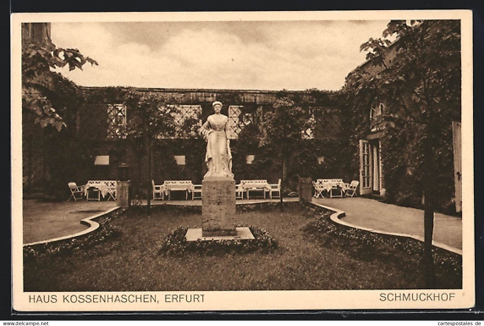 AK Erfurt, Schmuckhof Im Hotel Haus Kossenhaschen  - Erfurt