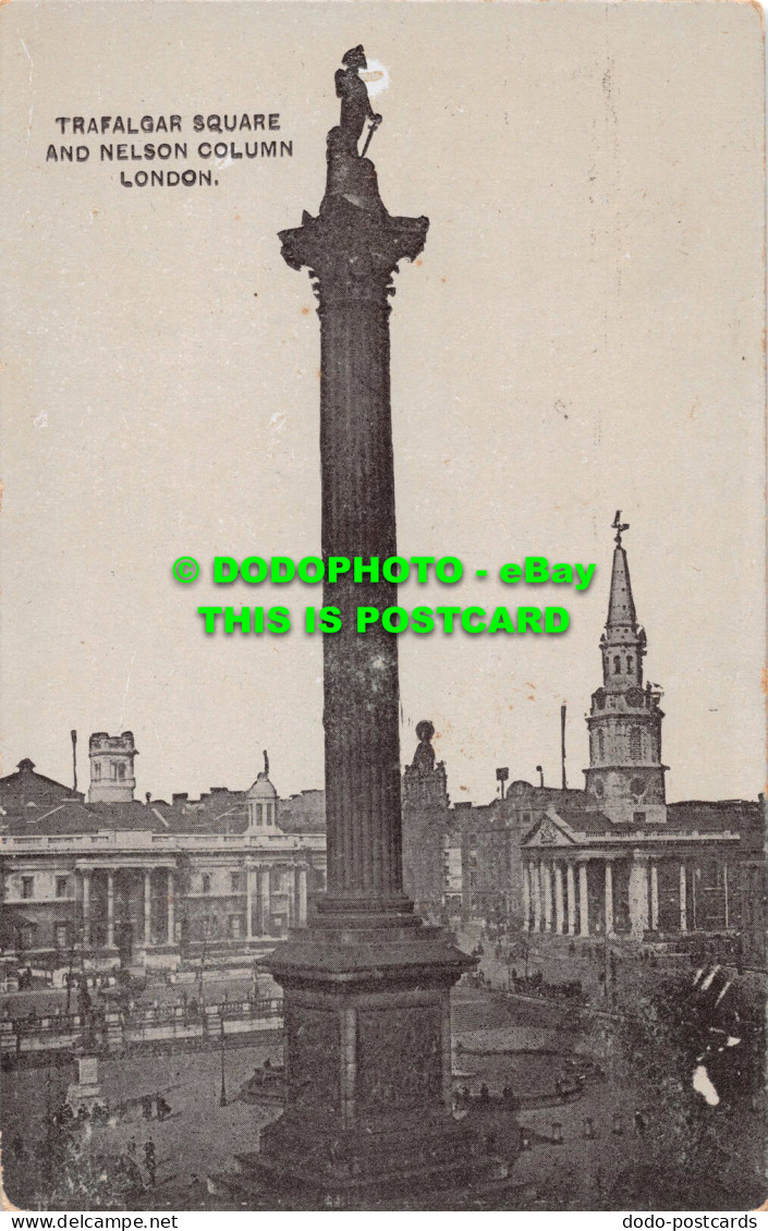 R548074 Trafalgar Square And Nelson Column. London. Auto Photo Series - Andere & Zonder Classificatie