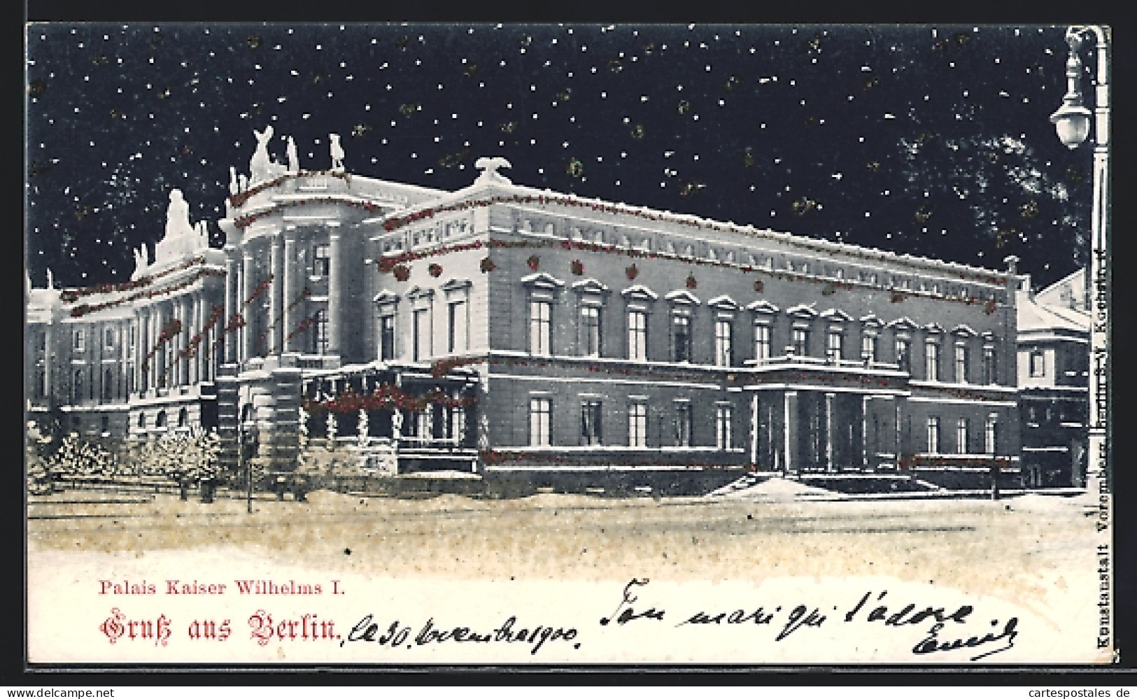 AK Berlin, Palais Kaiser Wilhelms I. Im Schnee  - Mitte