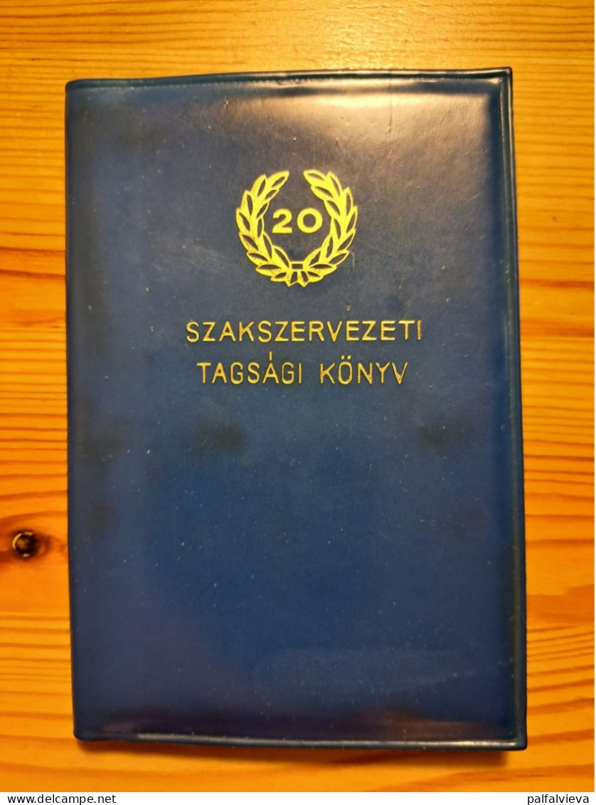 Workers Union Membership Book - Hungary - Historische Dokumente