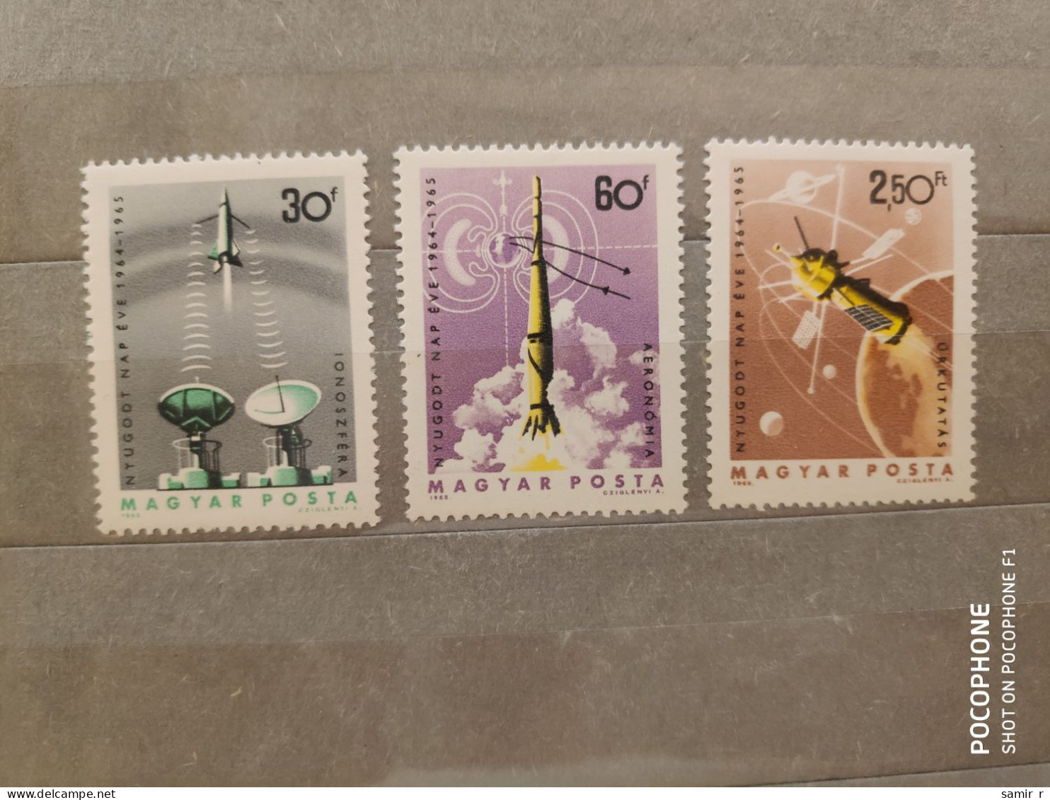 1965	Hungary	Space (F92) - Unused Stamps