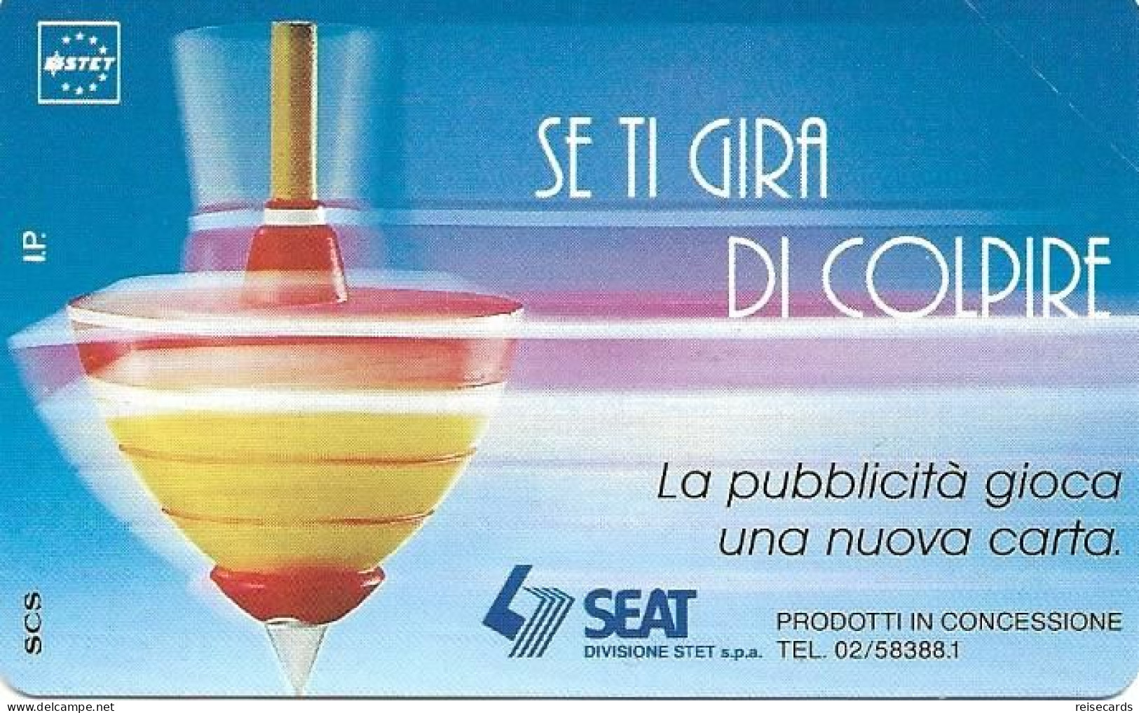 Italy: Telecom Italia SIP - SEAT Se Ti Gira Di Colpire. Mint - Públicas  Publicitarias