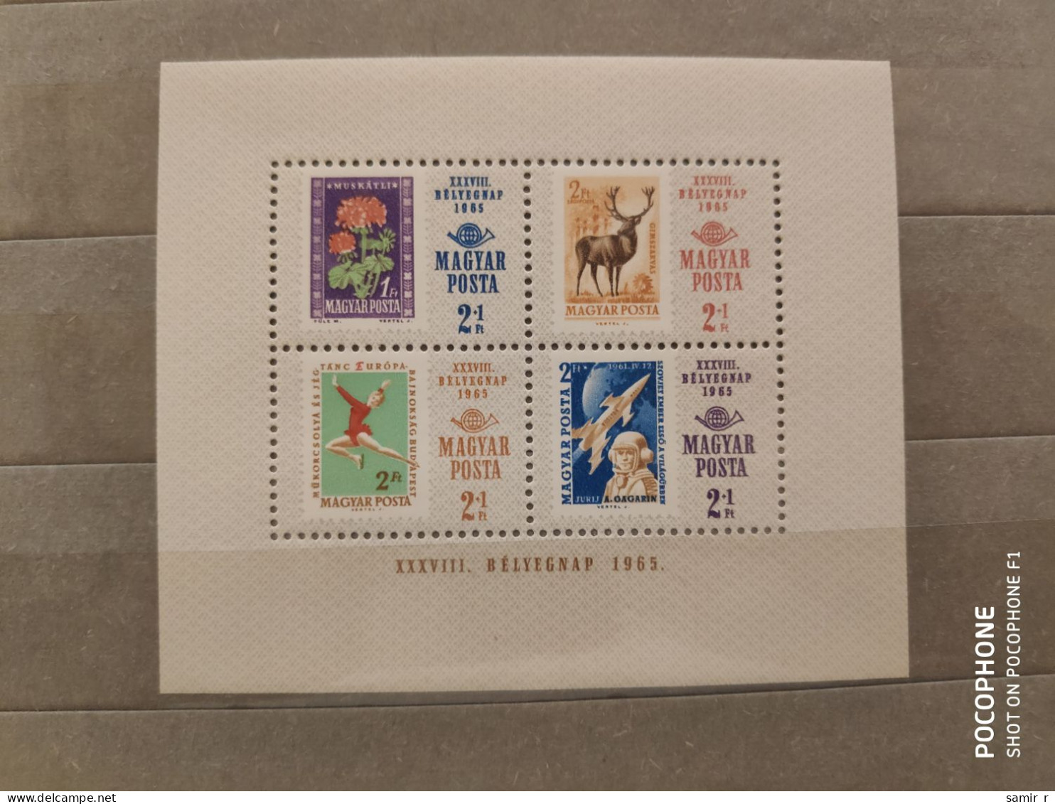 1965	Hungary	Space (F92) - Unused Stamps