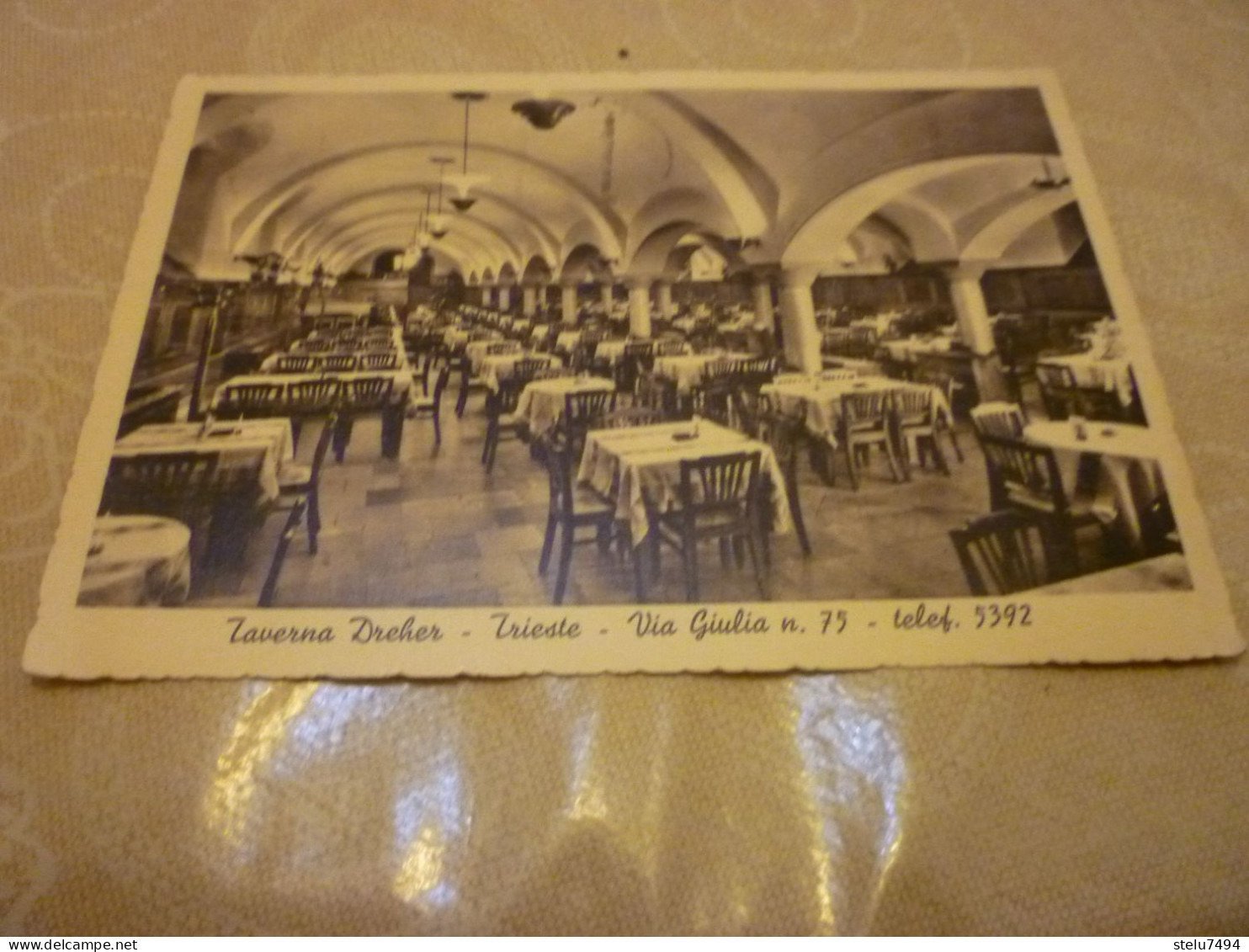 B863  Trieste Taverna Dreher Viaggiata - Trieste