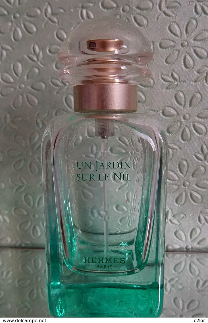 Flacon Spray   "UN JARDIN Sur Le NIL "  D'HERMES  VIDE/EMPTY   Eau De Toilette 50 Ml - Flaconi Profumi (vuoti)