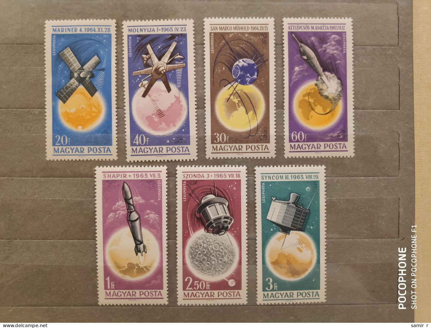 1965	Hungary	Space (F92) - Unused Stamps