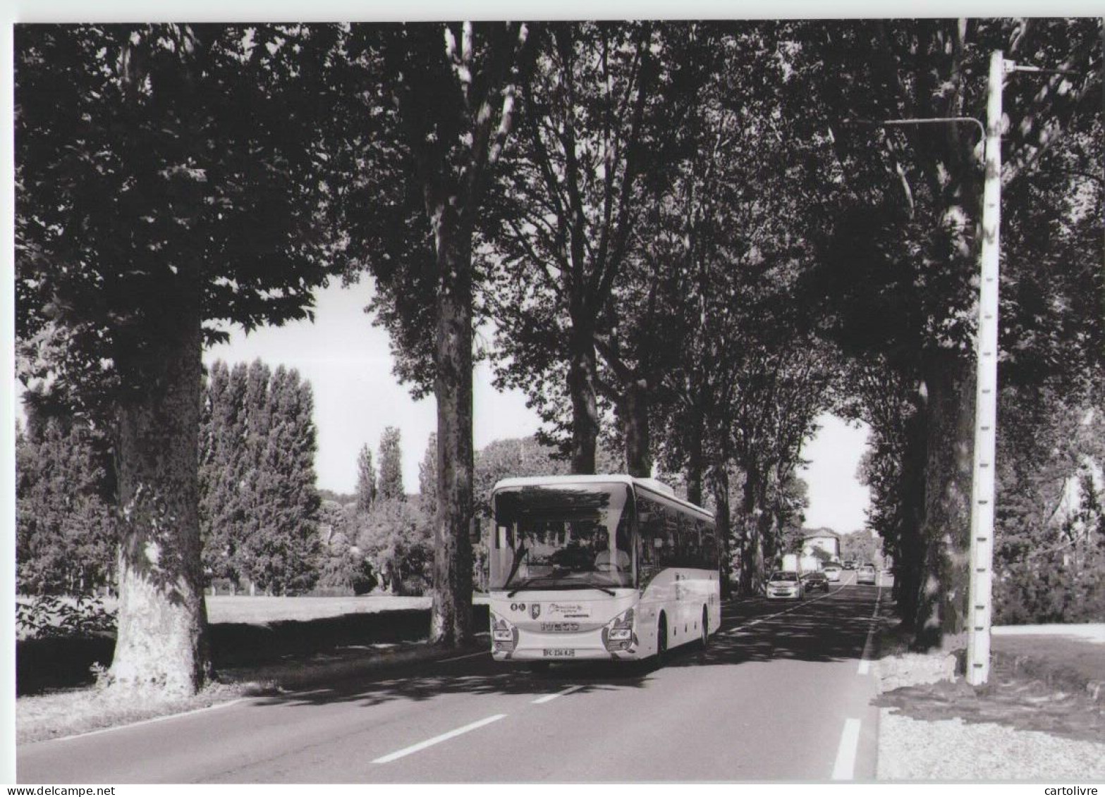 86 LUSSAC LES CHATEAUX --- RN 137, Route De Poitiers (Livenais 240623) Autocar - Lussac Les Chateaux