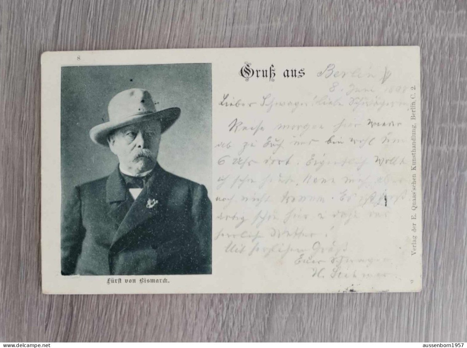 Fürst Otto Von Bismarck : 08/06/1898 - Personnages