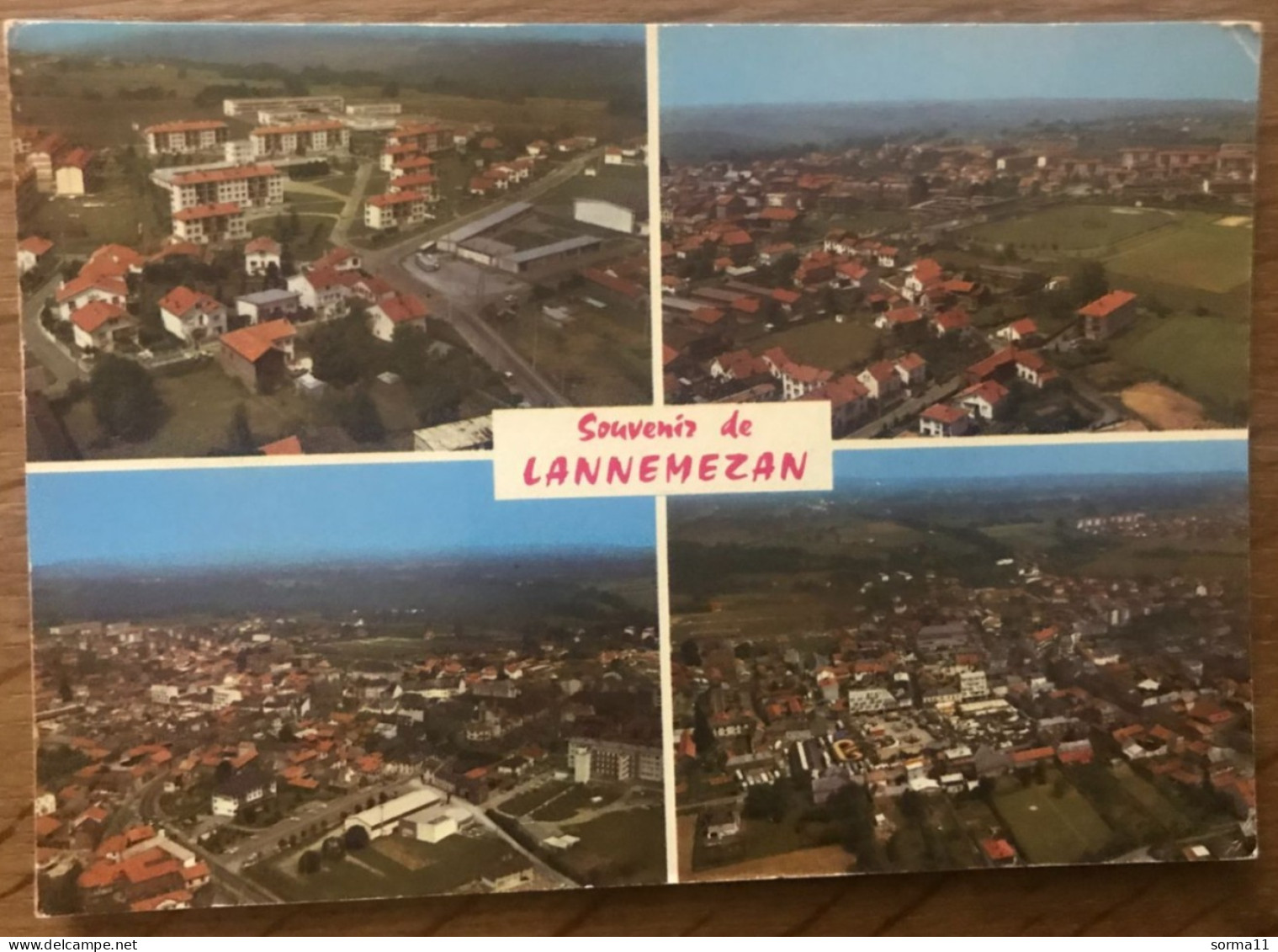 CPSM LANNEMEZAN 65 Vue Générale Multivues - Lannemezan