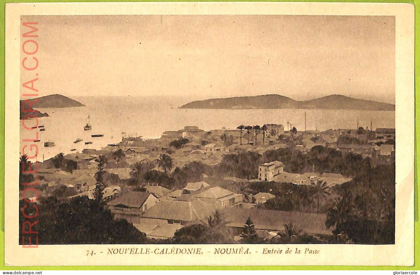 Ae9113 - NOUVELLE CALEDONIE New Caledonia -  VINTAGE  POSTCARD -  Noumea - Nouvelle-Calédonie