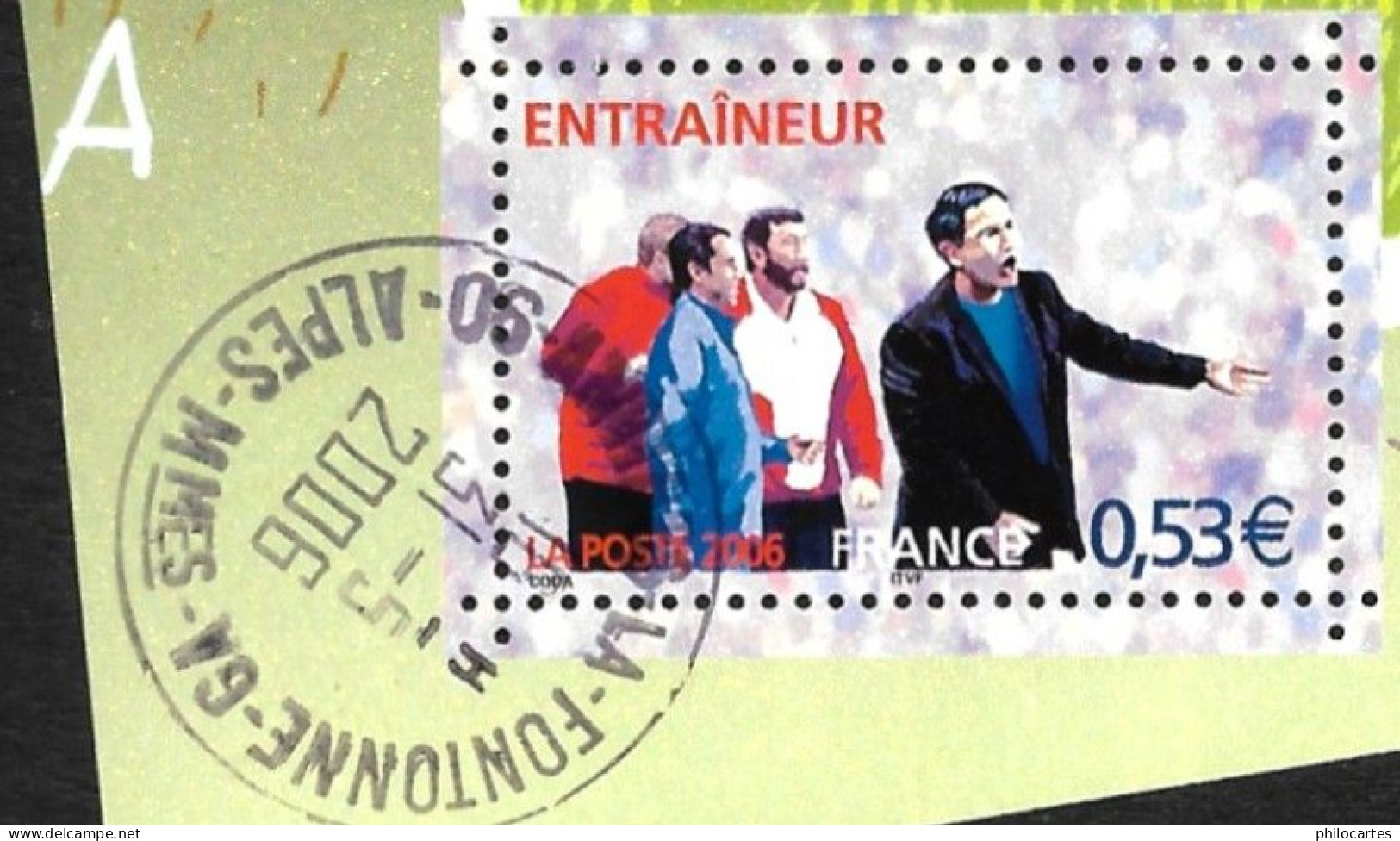 FRANCE 2006 - YT 3908  - Football Entraîneur -  Oblitéré - Used Stamps