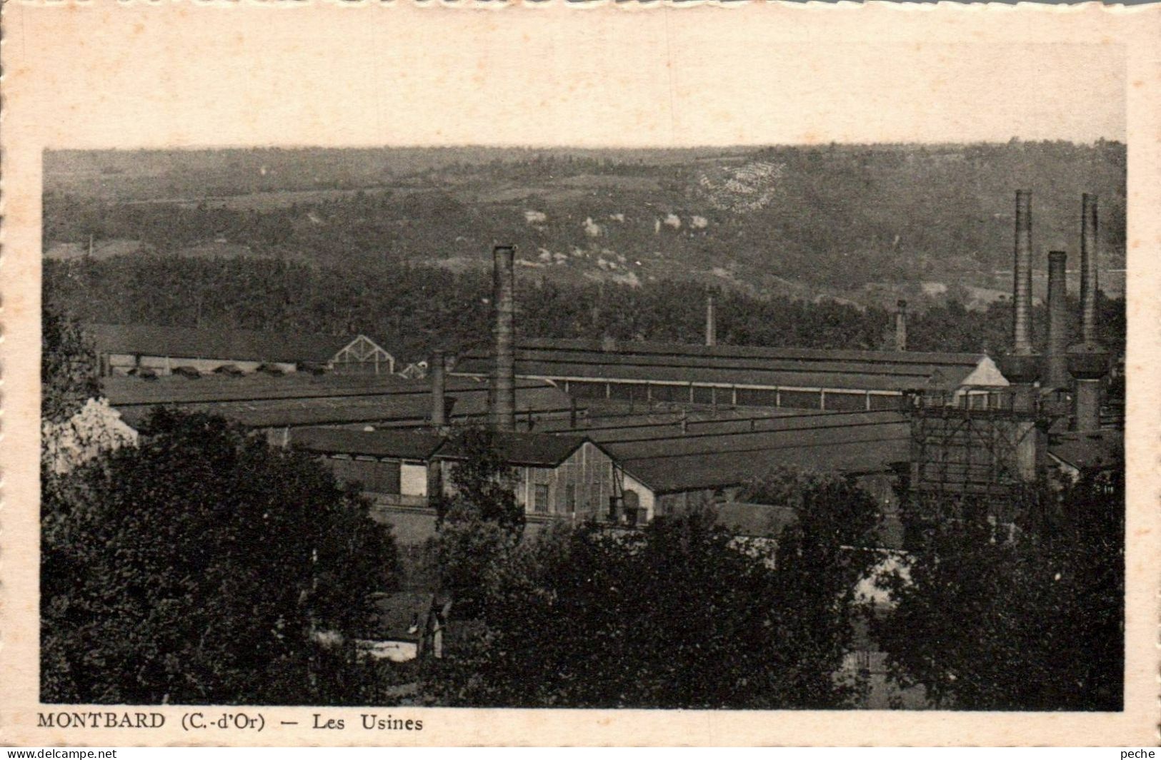 N°1292 W -cpa Montbard -les Usines- - Montbard