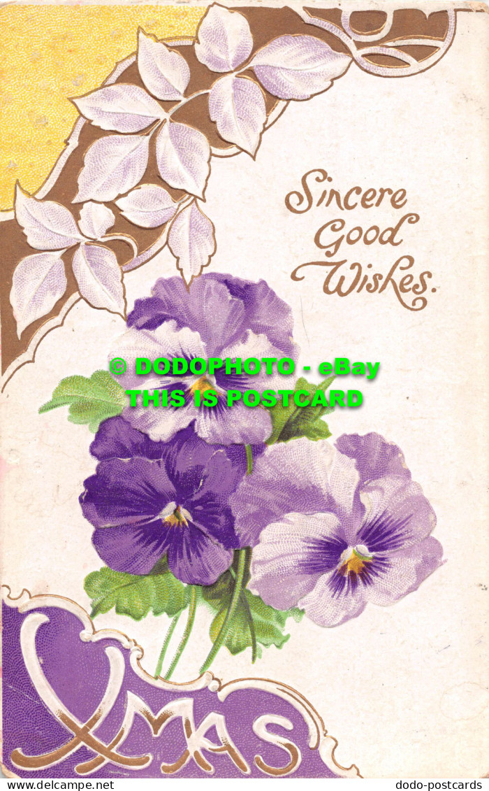 R548189 Sincere Good Wishes. Xmas. Series No. 177. B. B. London - Andere & Zonder Classificatie