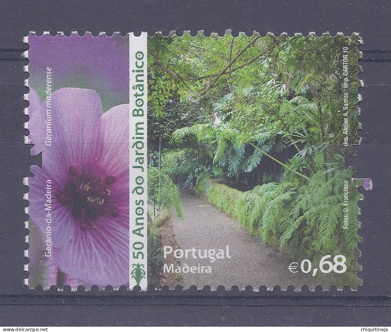 Portugal / Madeira 2010 “Jardín Botánico De Madeira” MNH/** - Madère