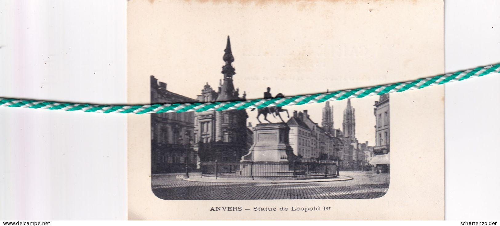 Antwerpen, Anvers, Statue De Léopold 1er - Antwerpen