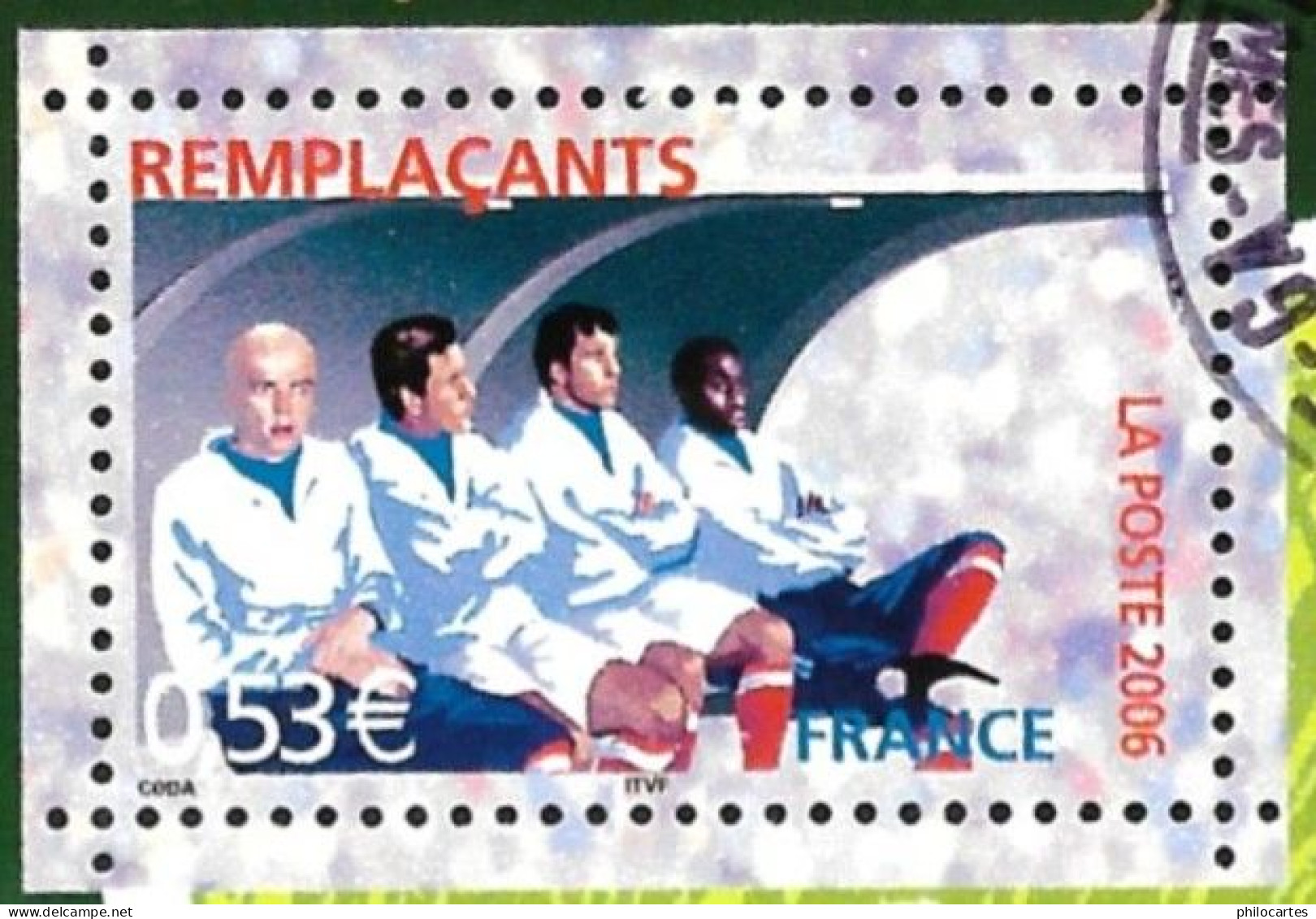 FRANCE 2006 - YT 3906  - Football Remplaçants -  Oblitéré - Used Stamps