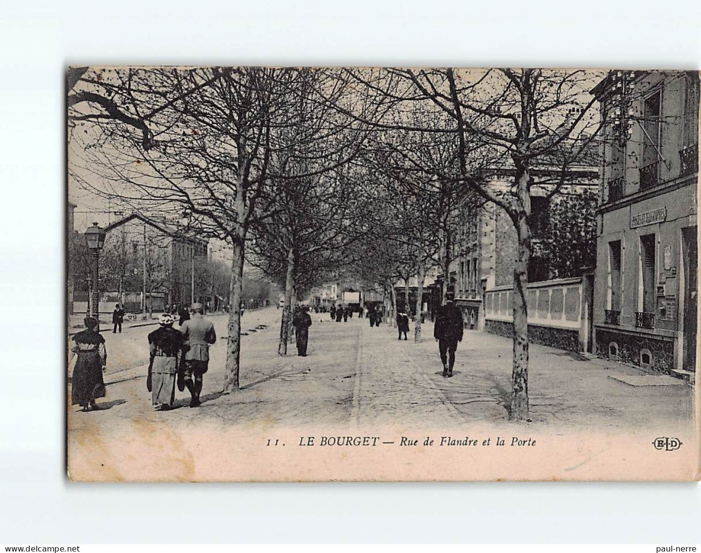 LE BOURGET : Rue De Flandre Et La Porte - état - Le Bourget