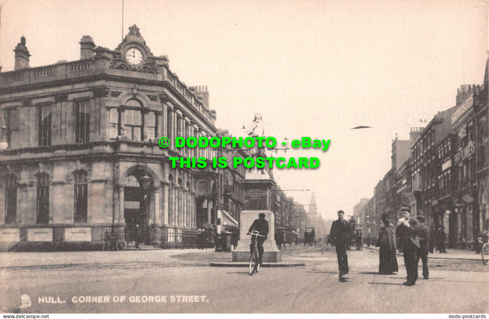R548546 Hull. Corner Of George Street. Tuck. Town And City. 2022 - World