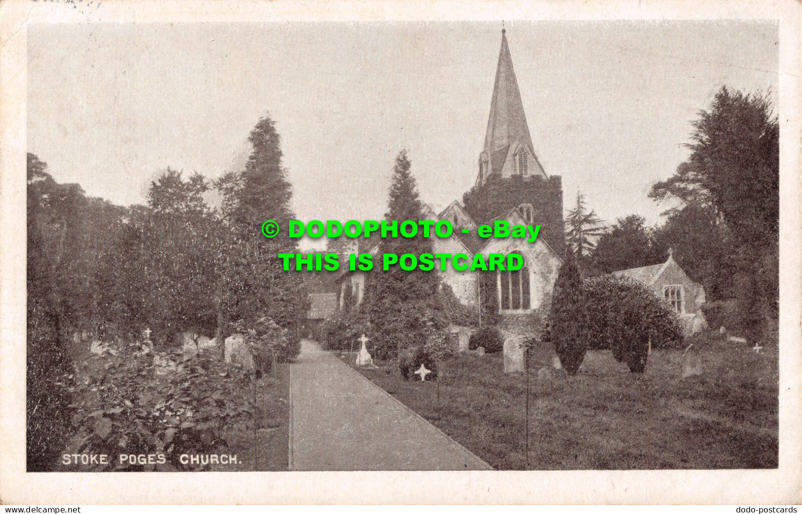 R548558 Stoke Poges Church. 1917 - World